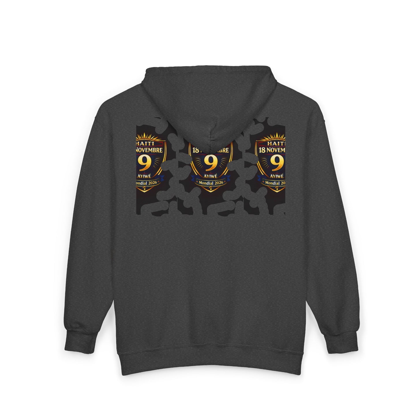Ayiti18WC - 09G Unisex Heavy Blend™ Full Zip Hooded Sweatshirt by AyiWe F&S - AyiWé Fashion & Style