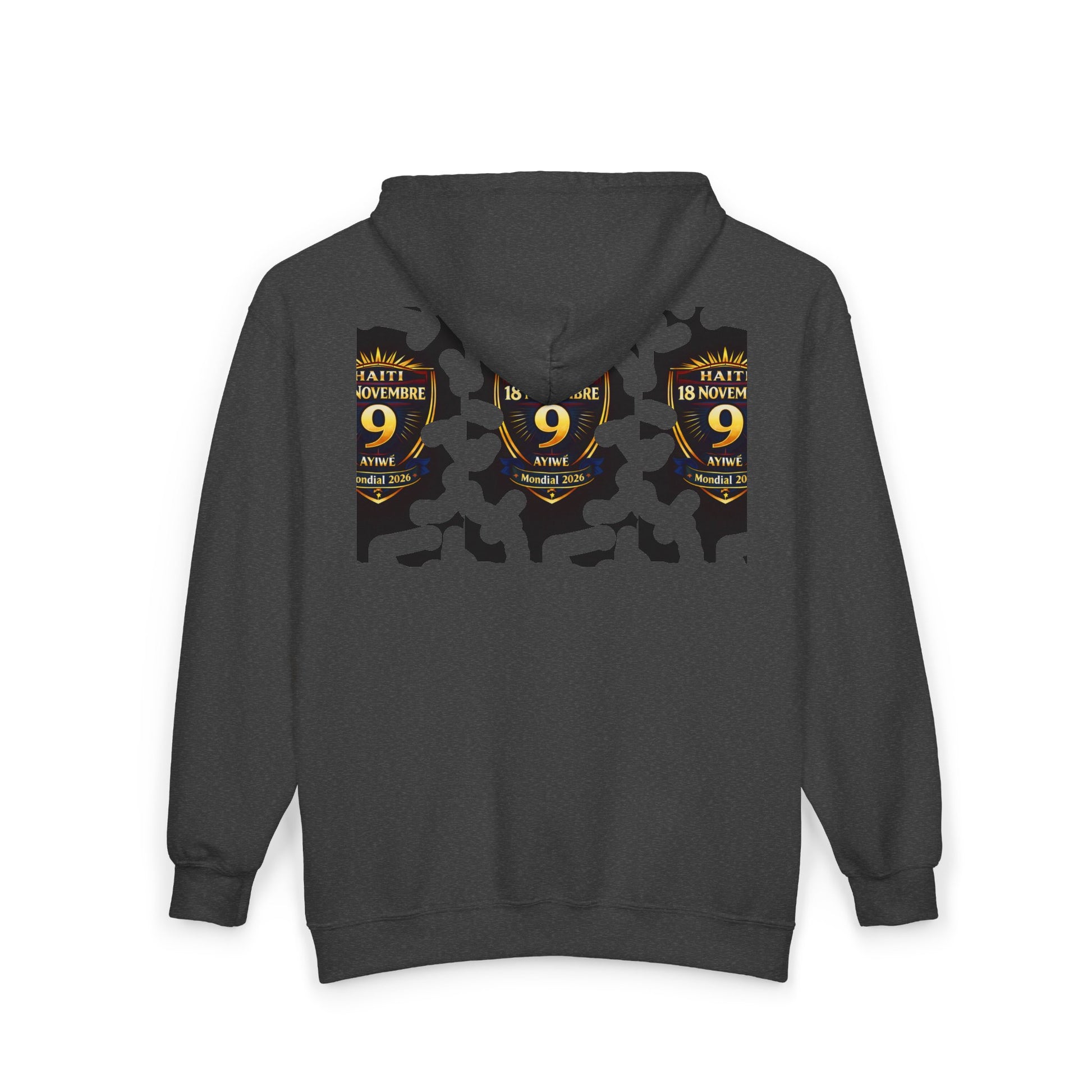 Ayiti18WC - 09G Unisex Heavy Blend™ Full Zip Hooded Sweatshirt by AyiWe F&S - AyiWé Fashion & Style