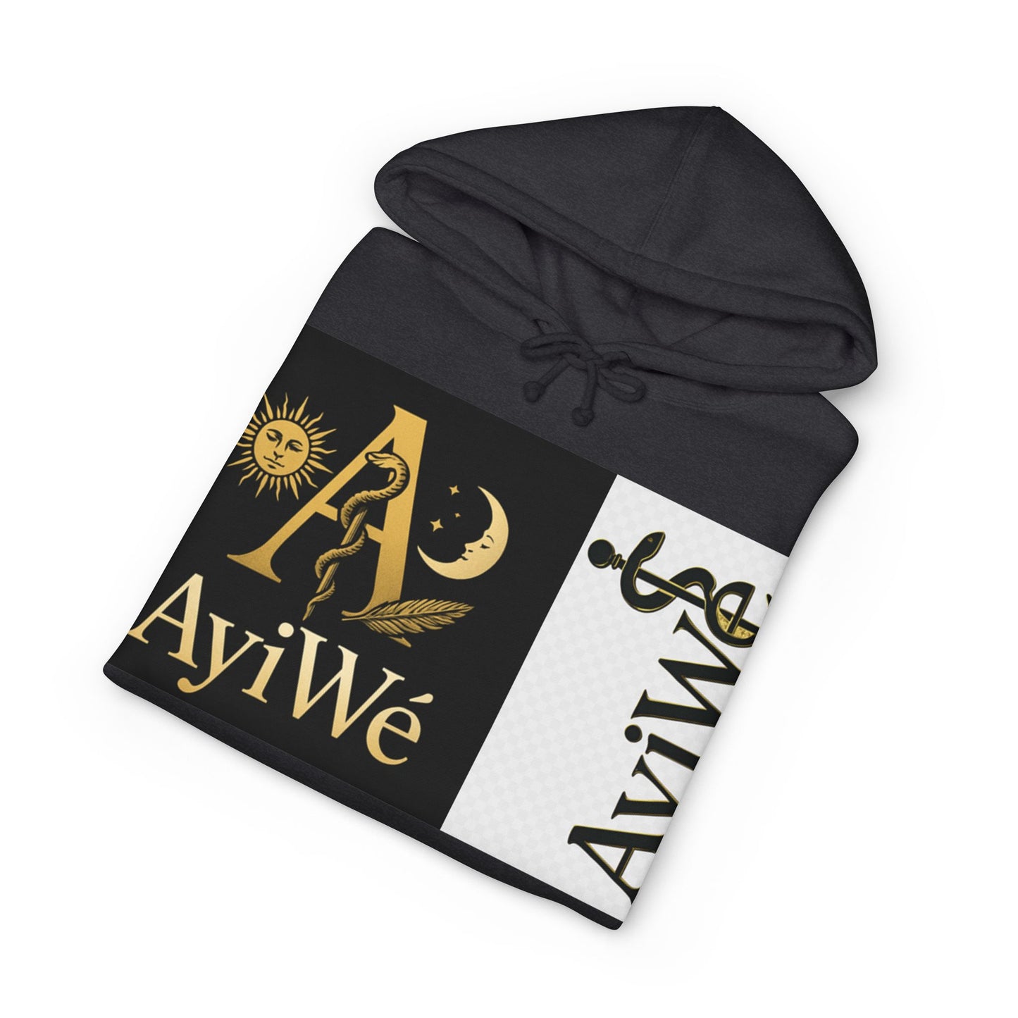Daywood03-Ayi Unisex Heavyweight Hooded Sweatshirt. Powered by AyiWe F&S