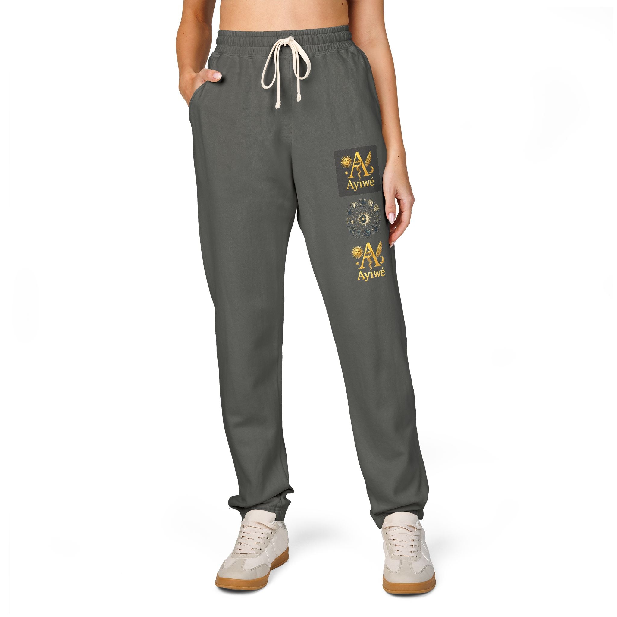 Fresh3-AyiWé Unisex Garment-Dyed Fleece Sweatpants