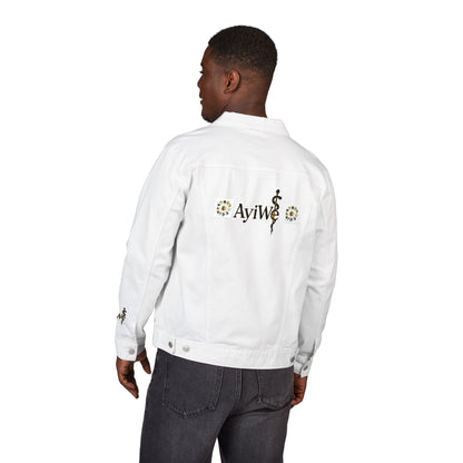 1AyiWé - Day&Night12 Unisex Denim Jacket (Embroidery) - AyiWé Fashion & Style