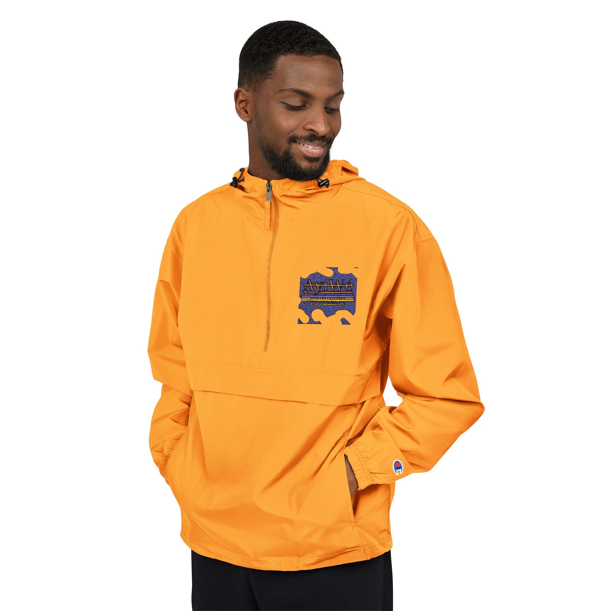 AyiWe13-Champion Unisex Packable Anorak Jacket