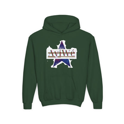 AyiWé Young - 1 Youth Heavy Blend Hooded Sweatshirt - AyiWé Fashion & Style
