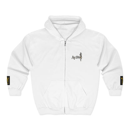 A1Cool - AyiWé Unisex Heavy Blend™ Full Zip Hooded Sweatshirt - AyiWé Fashion & Style
