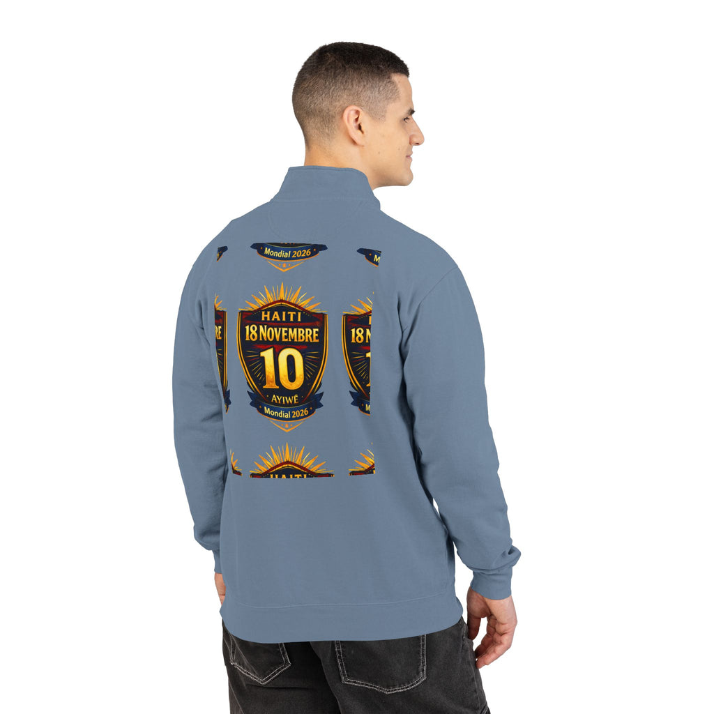 Ht - 18N. 2026 WC Unisex Adult Quarter - Zip Sweatshirt by AyiWe F&S - AyiWé Fashion & Style