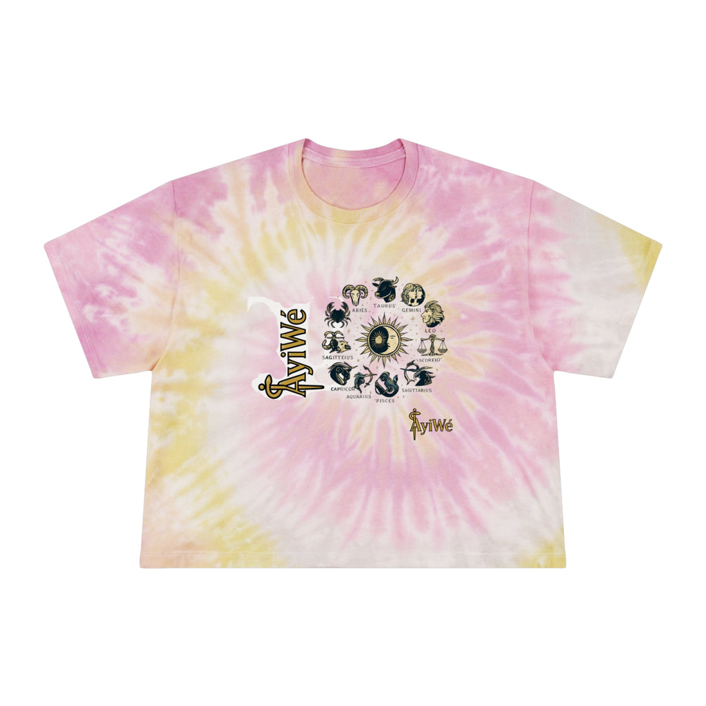 Beliza-Latina AyiWé Women's Tie-Dye Crop Tee