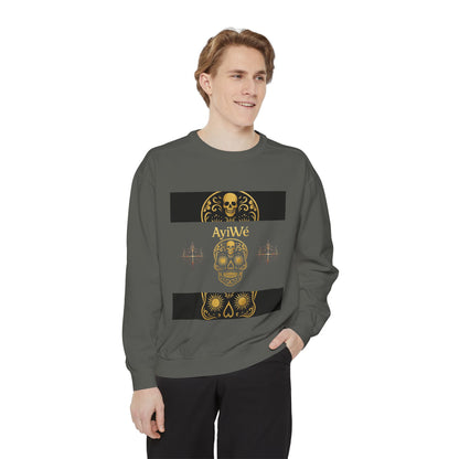 4K-Ayi Unisex Garment-Dyed Sweatshirt. Powered by AyiWe FS