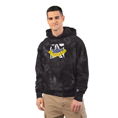 Unisex Champion Tie - Dye Hoodie (Embroidery) - AyiWé Fashion & Style