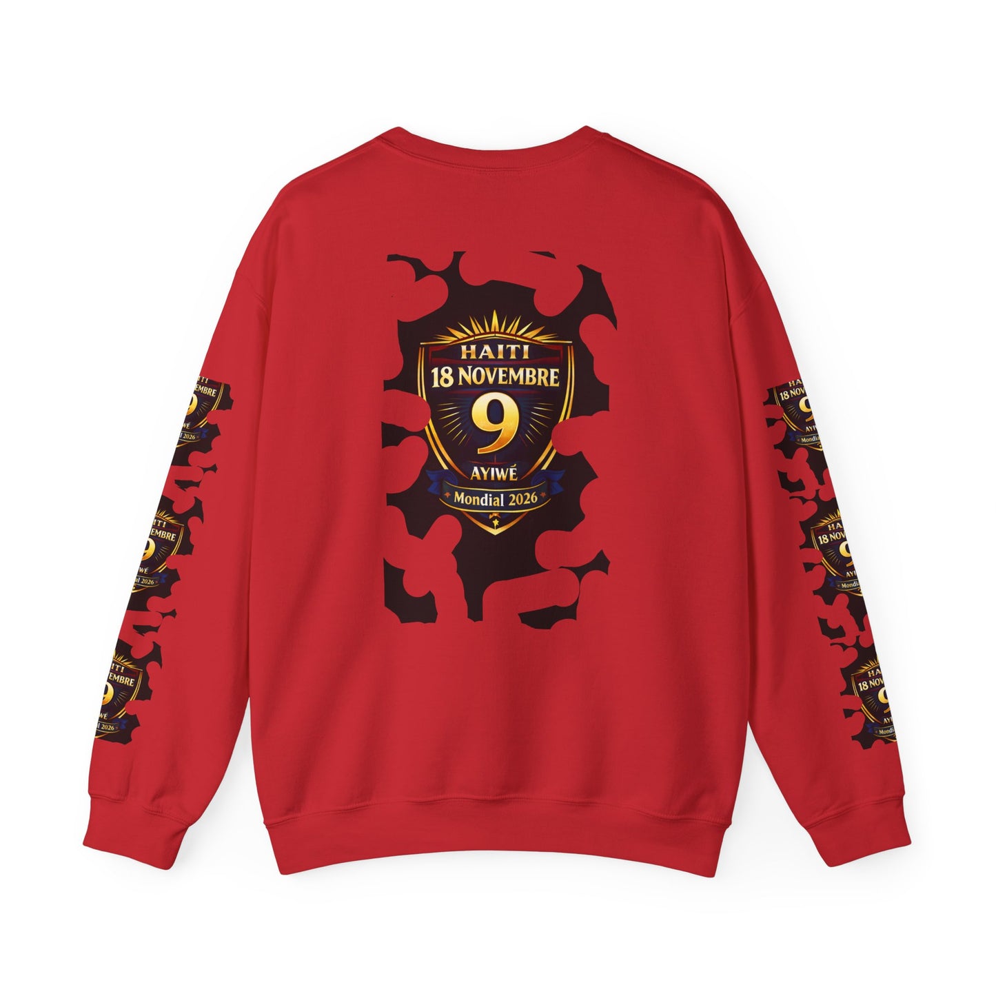 Ayiti18WC - Goal1 Unisex Heavy Blend™ Crewneck Sweatshirt by AyiWe F&S - AyiWé Fashion & Style
