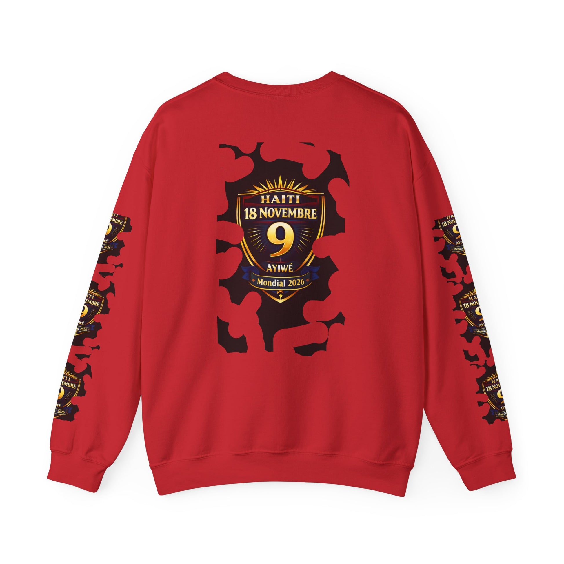 Ayiti18WC - Goal1 Unisex Heavy Blend™ Crewneck Sweatshirt by AyiWe F&S - AyiWé Fashion & Style