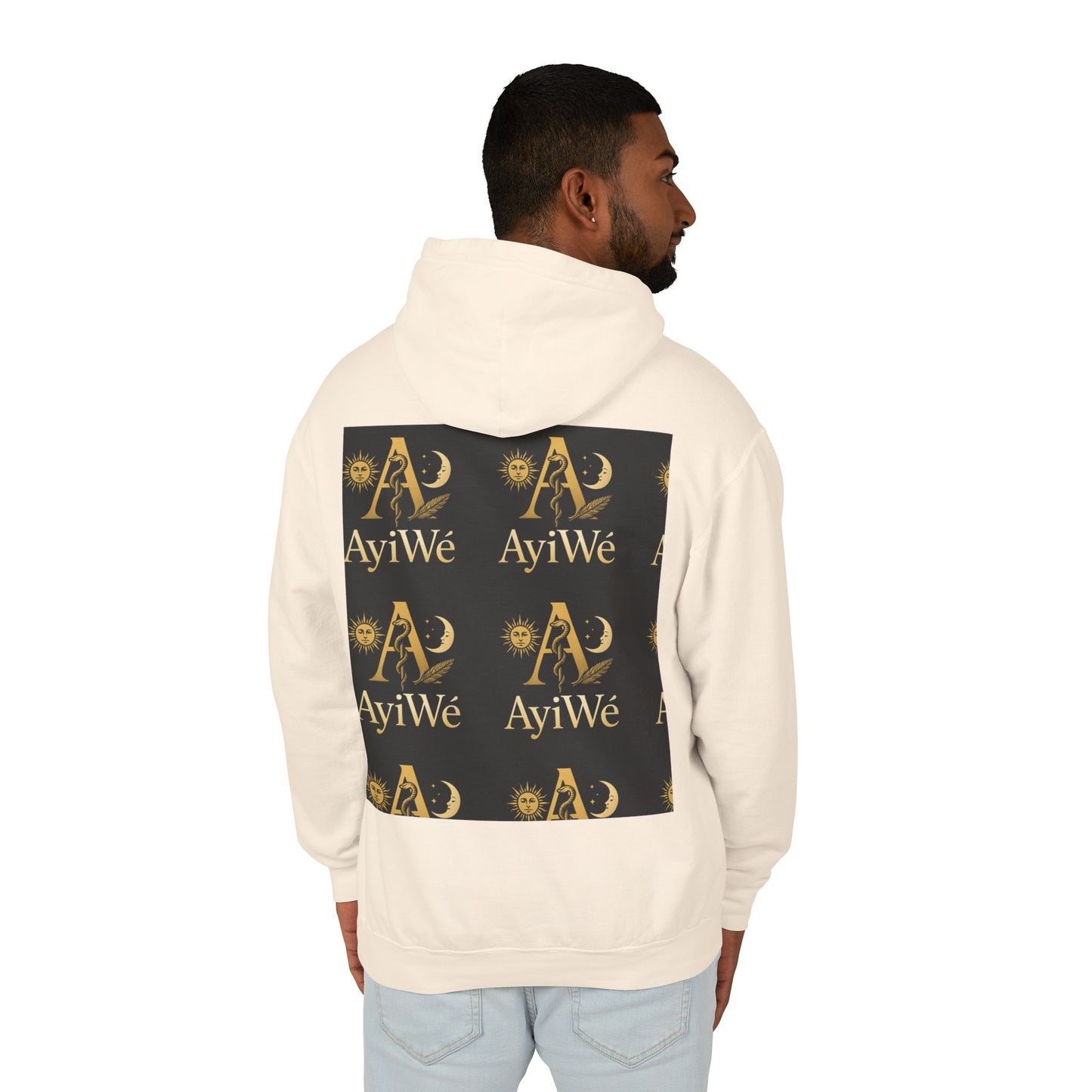 Ayi06 Unisex Lightweight Hooded Sweatshirt. Powered by AyiWe FS