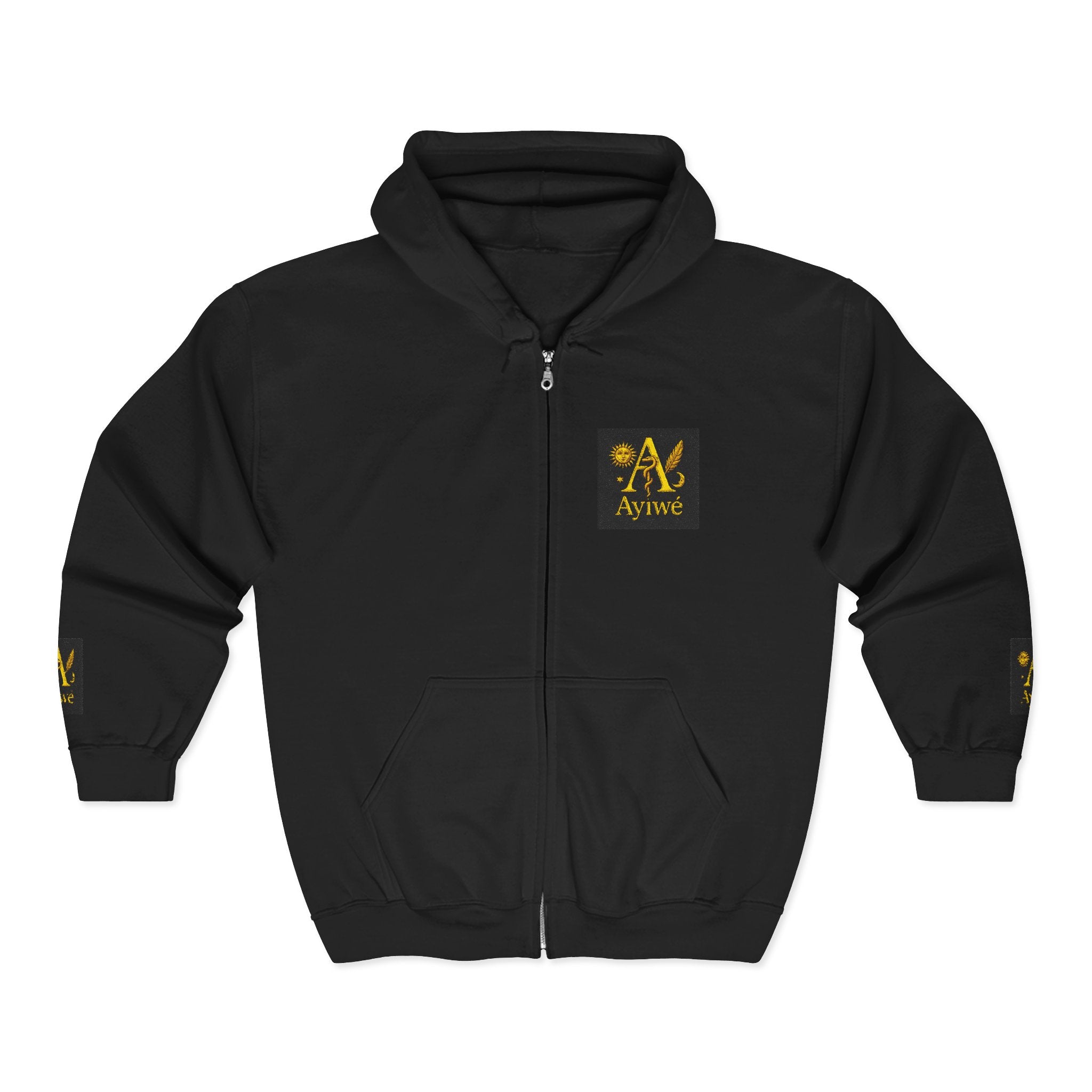 AyiWé-Pure1 Unisex Heavy Blend™ Full Zip Hooded Sweatshirt