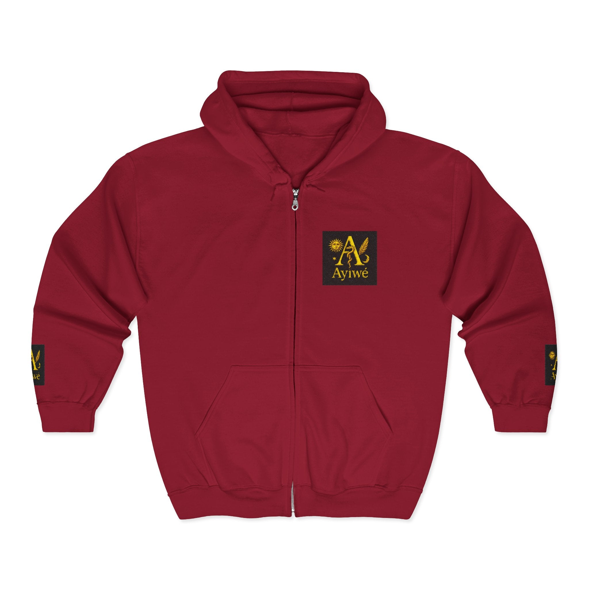 AyiWé-Pure1 Unisex Heavy Blend™ Full Zip Hooded Sweatshirt