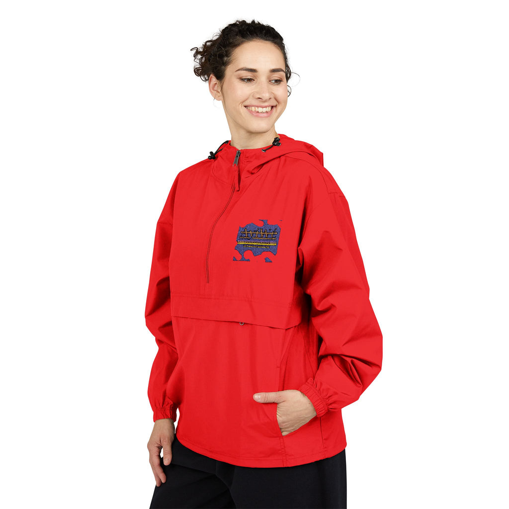 AyiWe13-Champion Unisex Packable Anorak Jacket