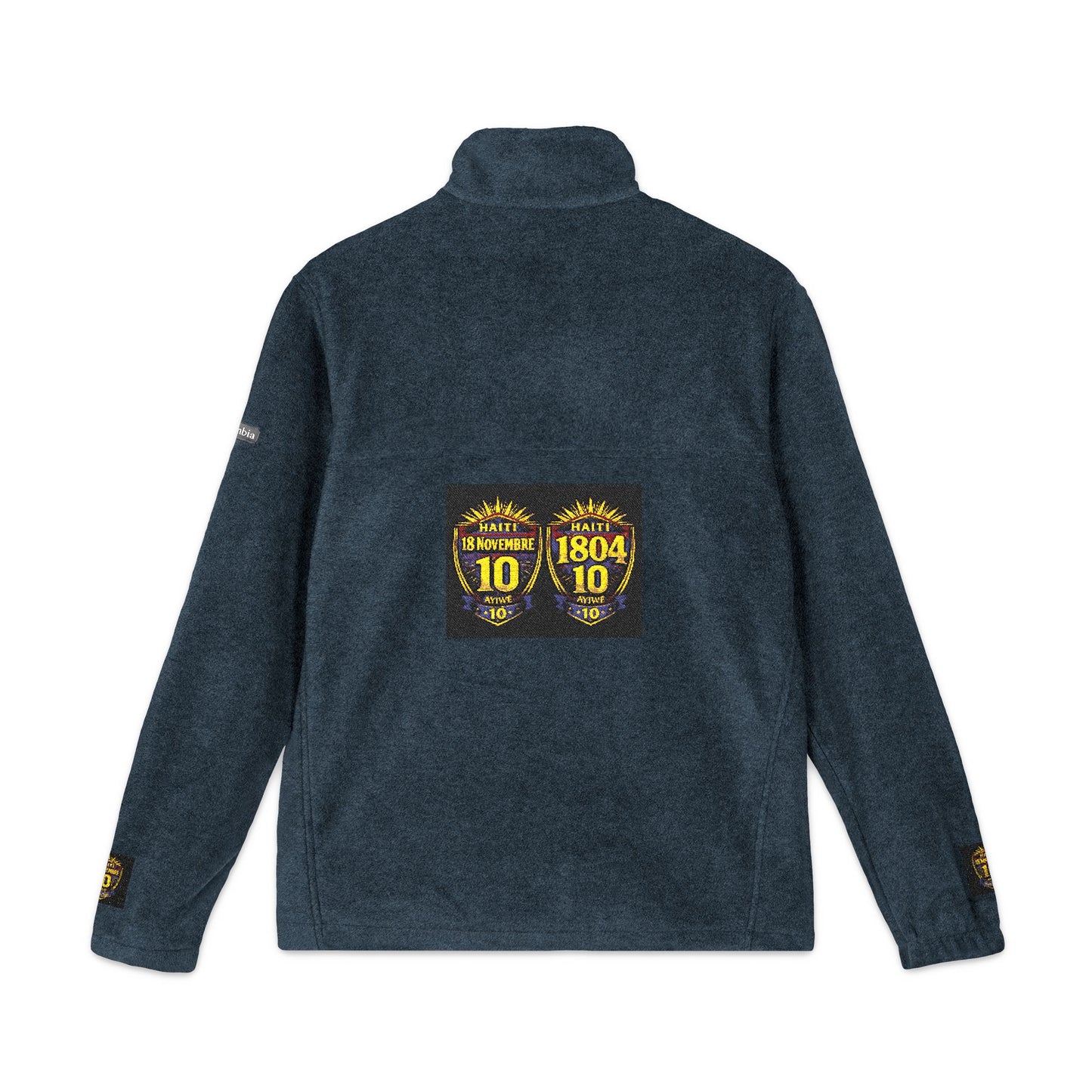 Ht - 2026 Mondial/18Nov Unisex Columbia Fleece Jacket (Embroidery) by AyiWe F&S - AyiWé Fashion & Style