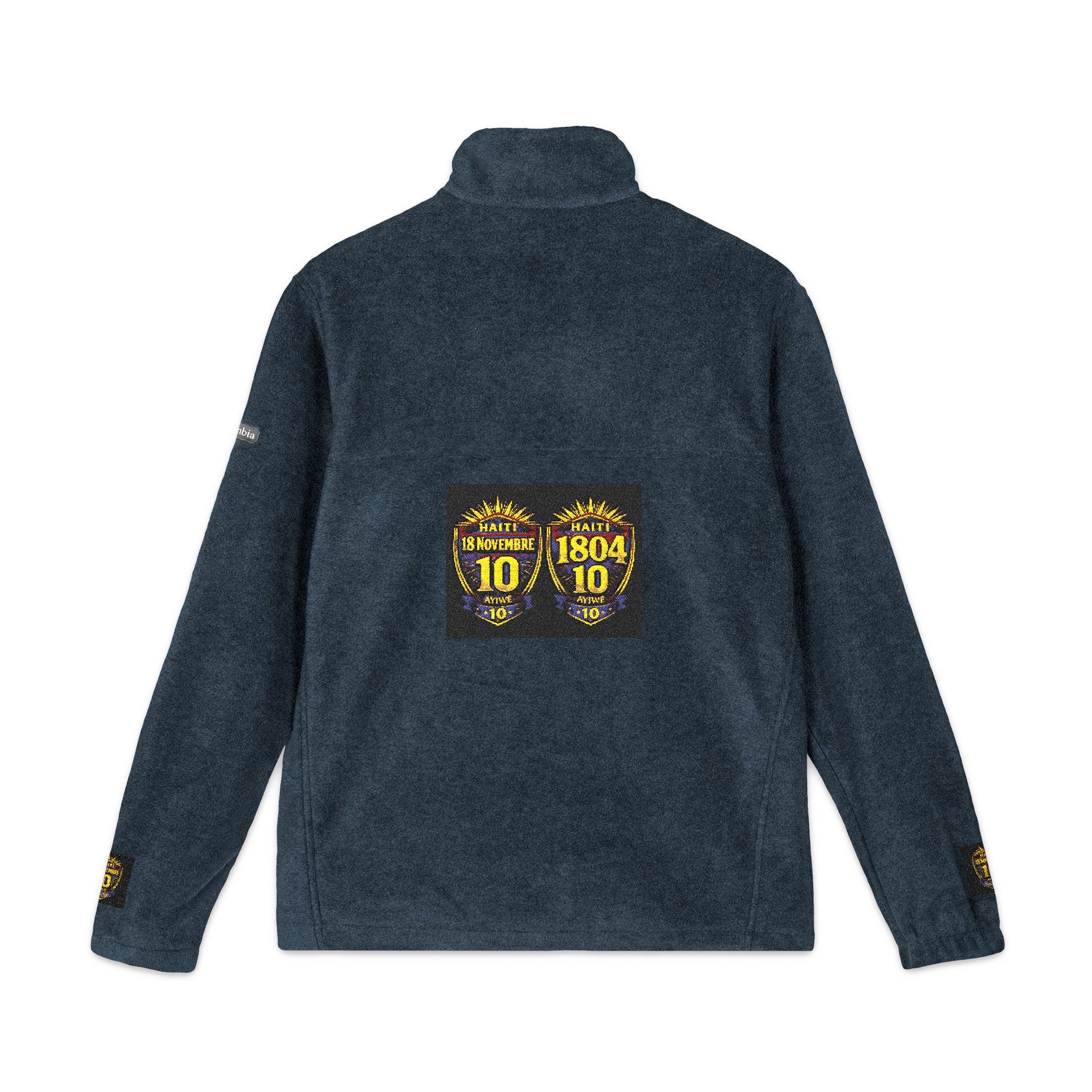 Ht - 2026 Mondial/18Nov Unisex Columbia Fleece Jacket (Embroidery) by AyiWe F&S - AyiWé Fashion & Style