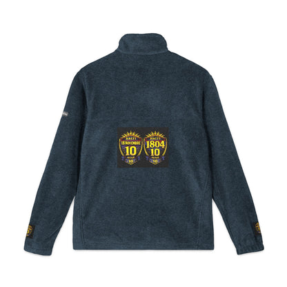 Ht - 2026 Mondial/18Nov Unisex Columbia Fleece Jacket (Embroidery) by AyiWe F&S - AyiWé Fashion & Style