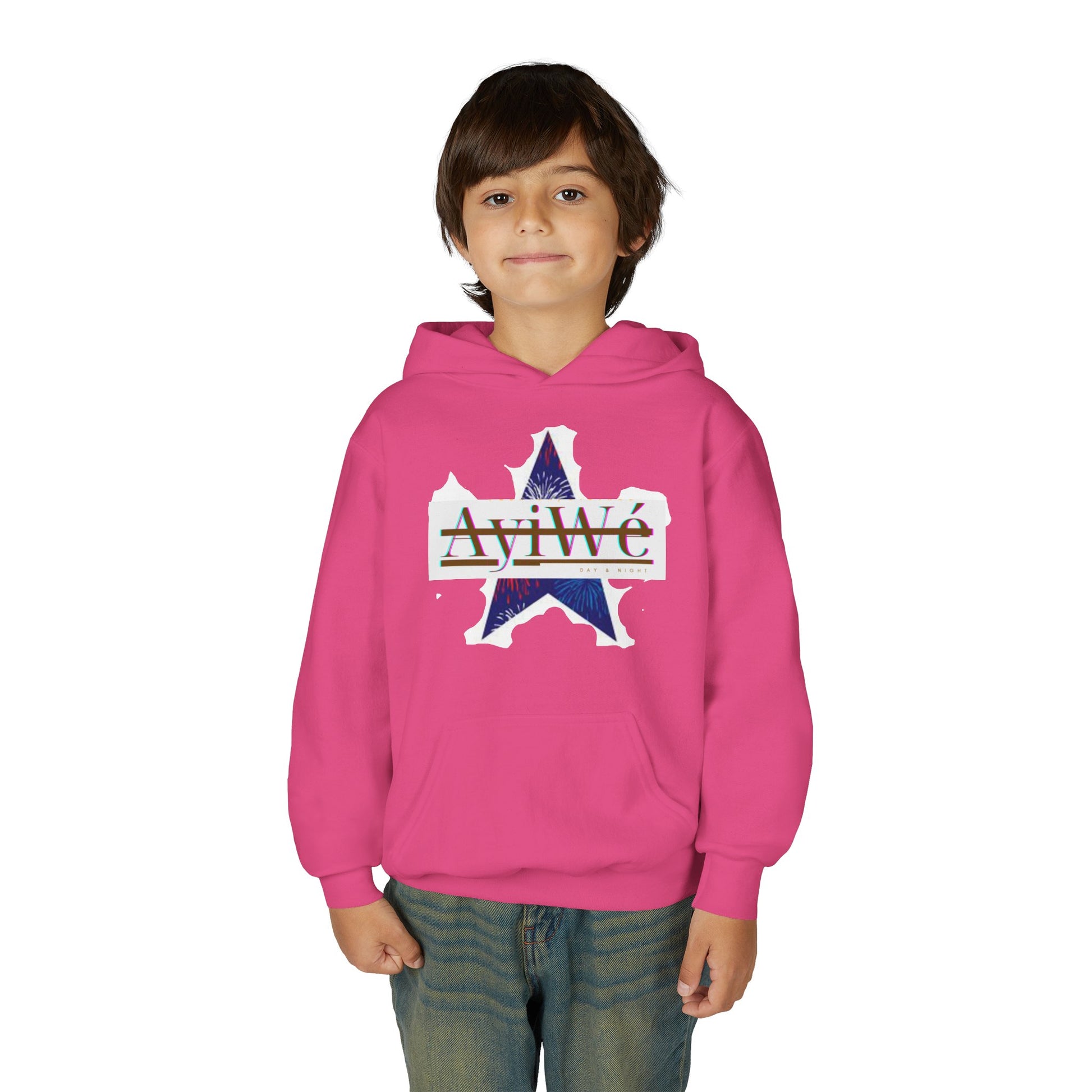 AyiWé Young - 1 Youth Heavy Blend Hooded Sweatshirt - AyiWé Fashion & Style