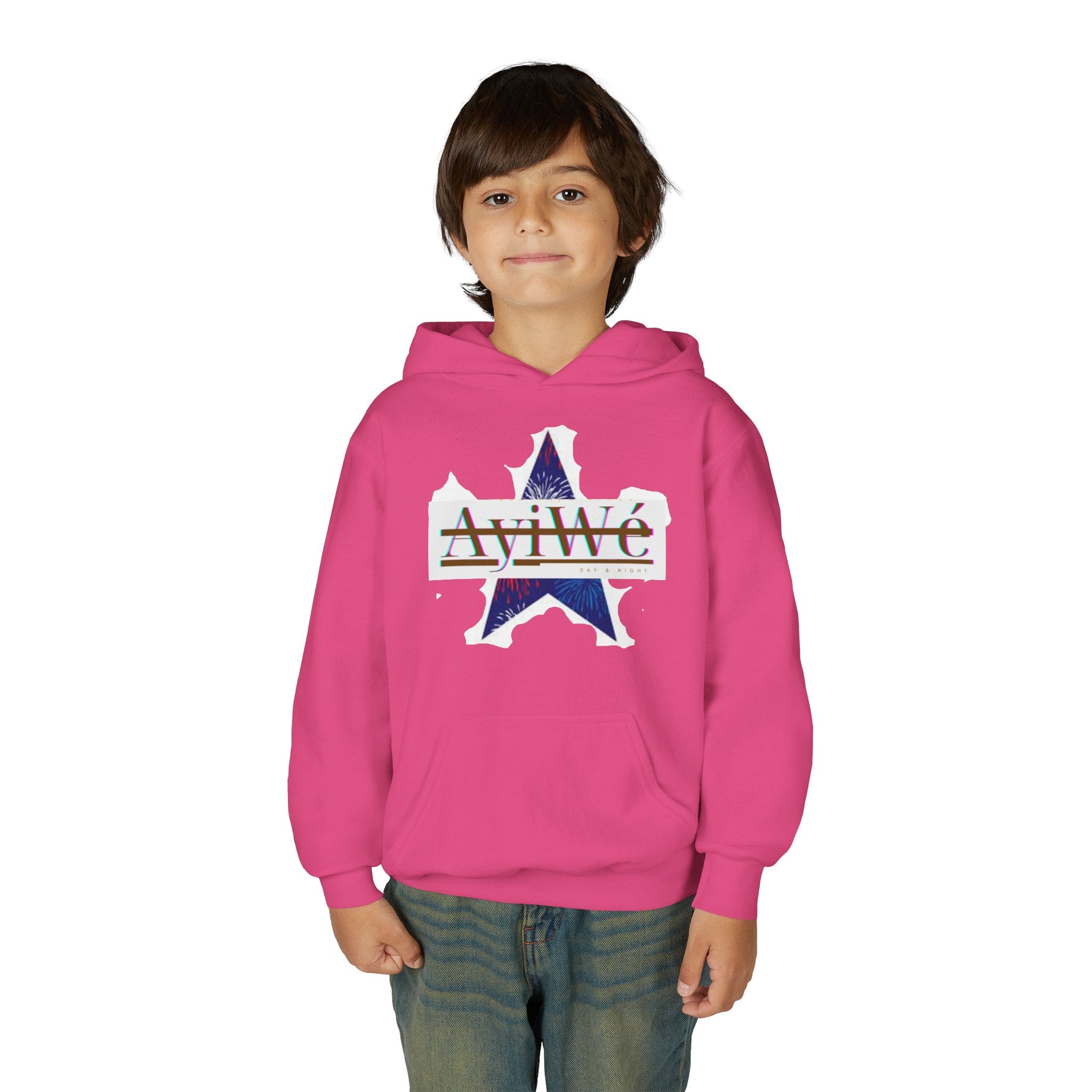 AyiWé Young-1 Youth Heavy Blend Hooded Sweatshirt