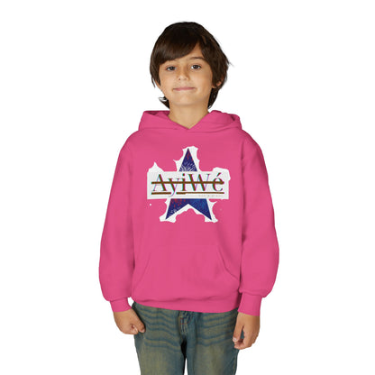 AyiWé Young - 1 Youth Heavy Blend Hooded Sweatshirt - AyiWé Fashion & Style