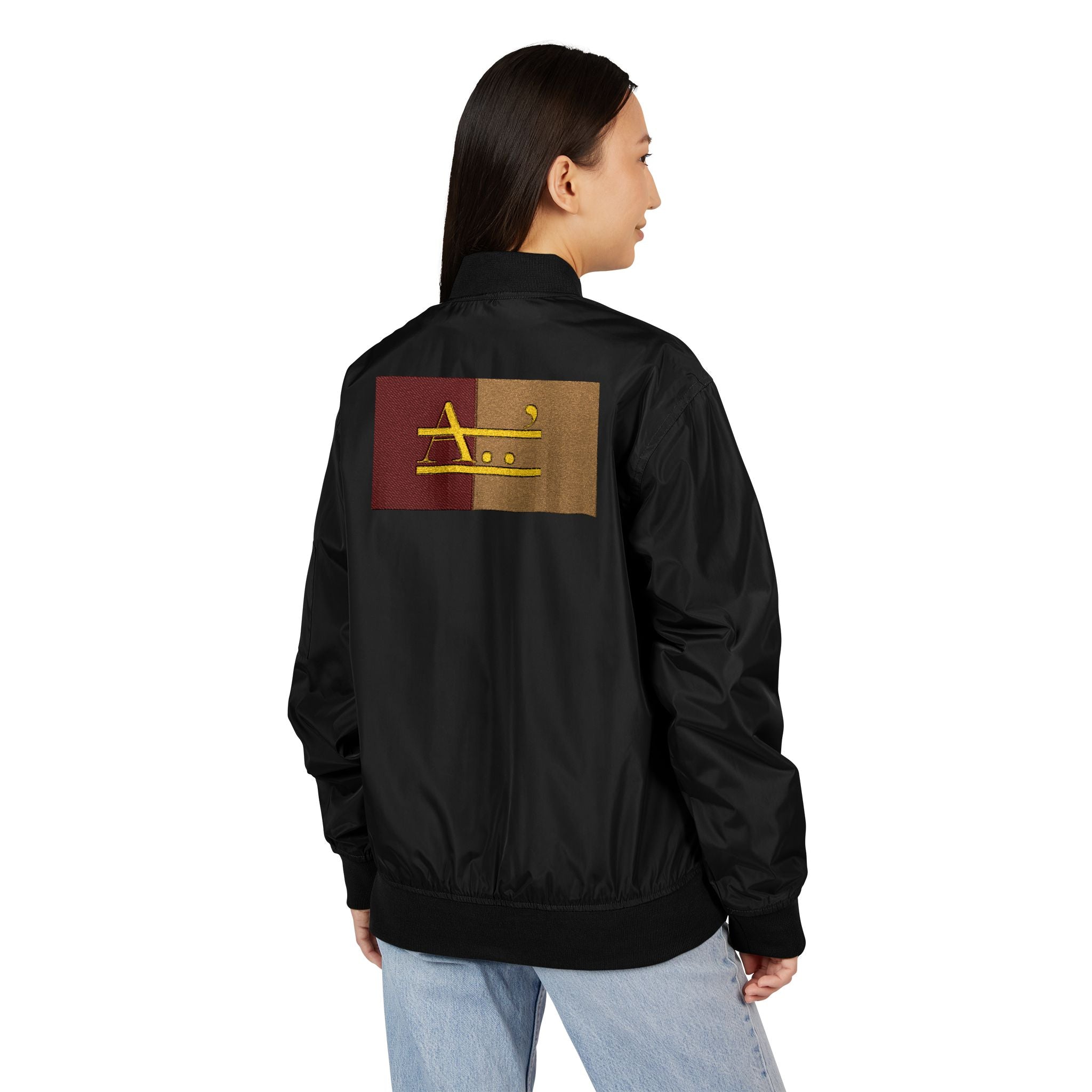 AyiWe-Soldier1 Recycled Bomber Jacket (Embroidery) Unisex