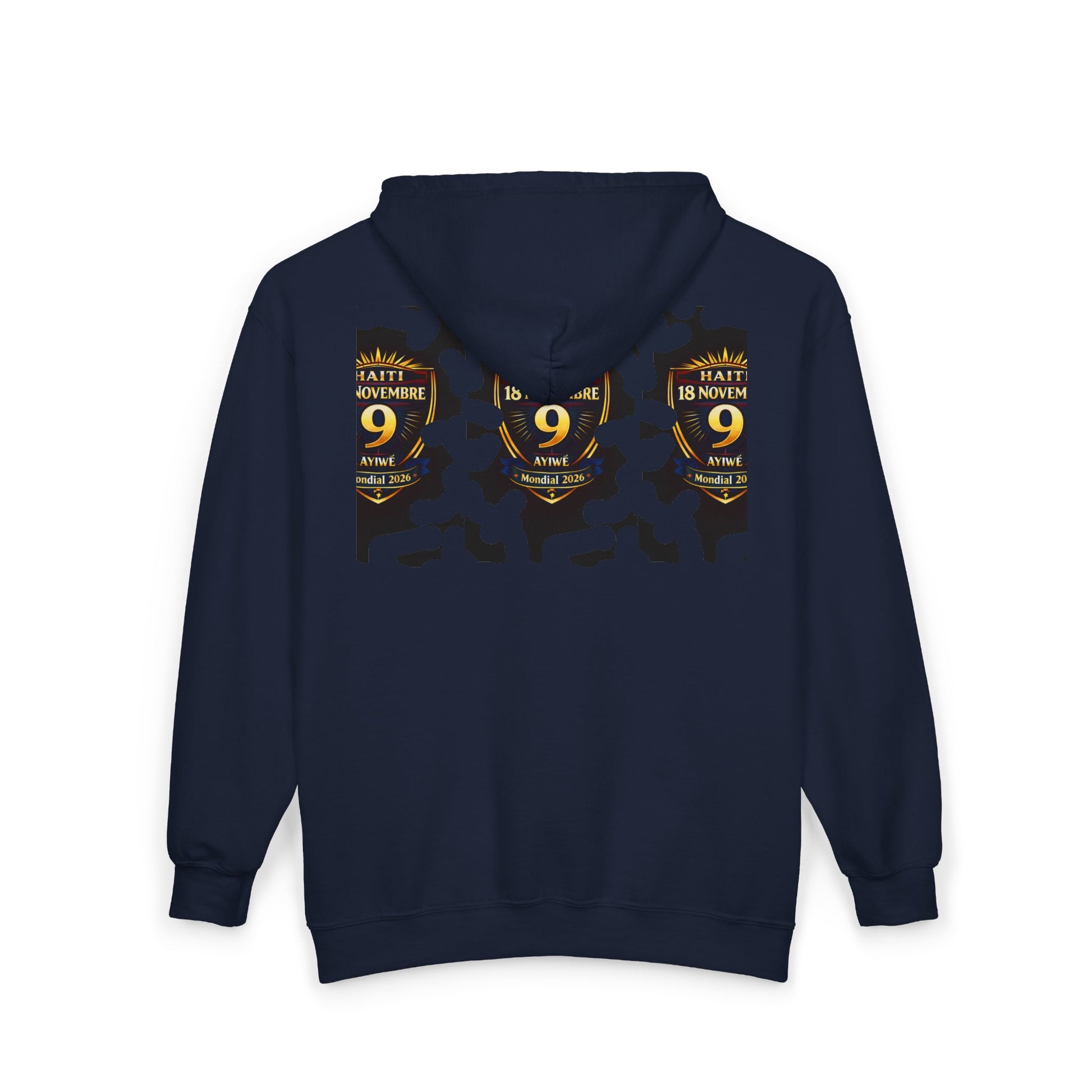 Ayiti18WC - 09G Unisex Heavy Blend™ Full Zip Hooded Sweatshirt by AyiWe F&S - AyiWé Fashion & Style