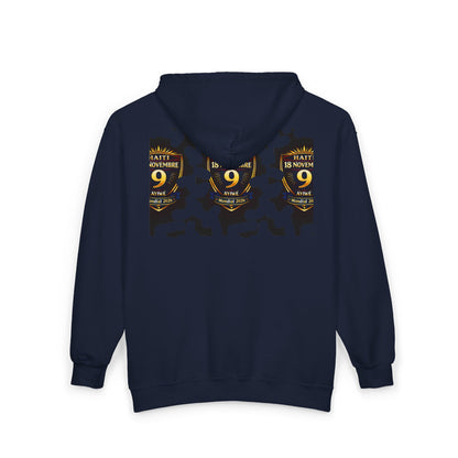 Ayiti18WC - 09G Unisex Heavy Blend™ Full Zip Hooded Sweatshirt by AyiWe F&S - AyiWé Fashion & Style