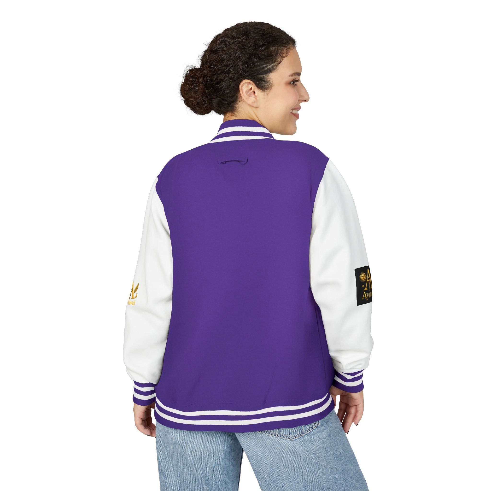1-A High DegreAyiWé Unisex Heavyweight Letterman Jacket