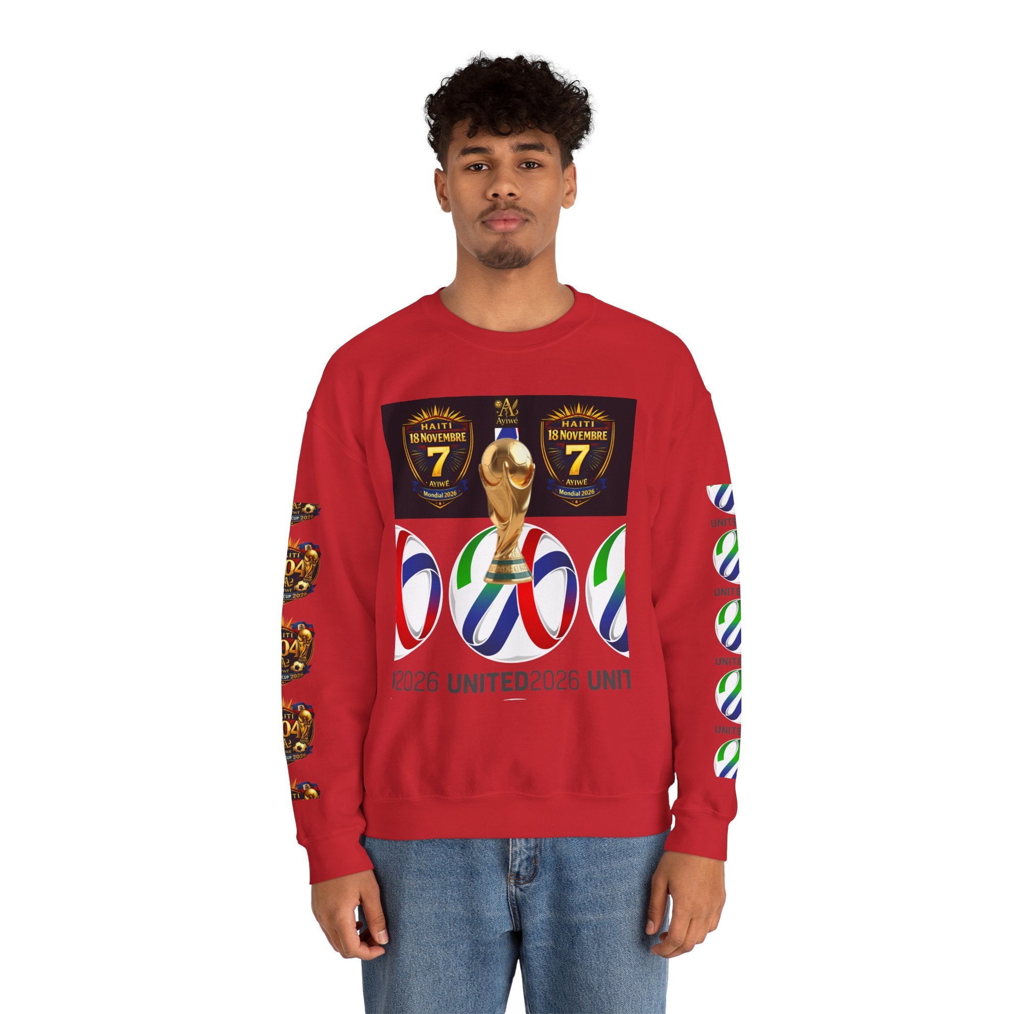 18WC2026 Yon-Nasyon1 Unisex Heavy Blend™ Crewneck Sweatshirt. Powered by AyiWe F&S