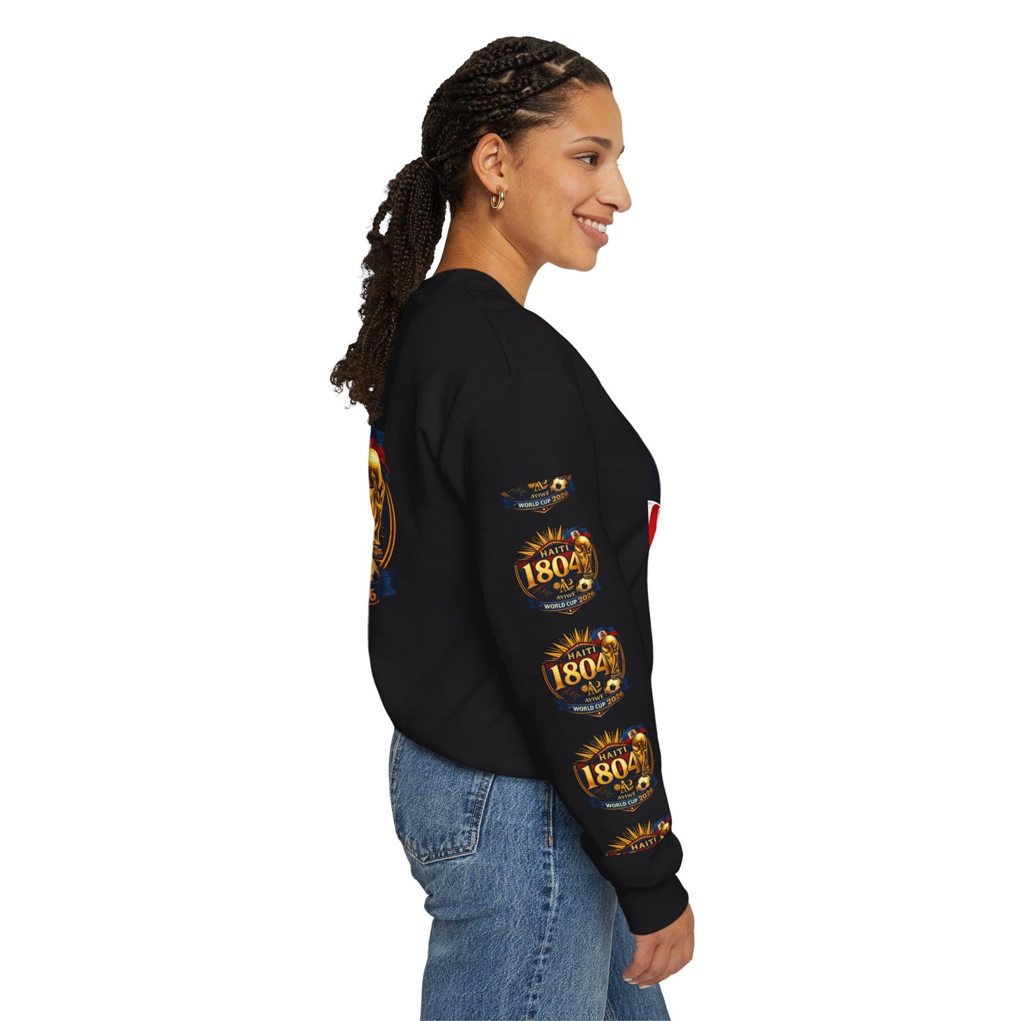 18WC2026 Yon-Nasyon1 Unisex Heavy Blend™ Crewneck Sweatshirt. Powered by AyiWe F&S