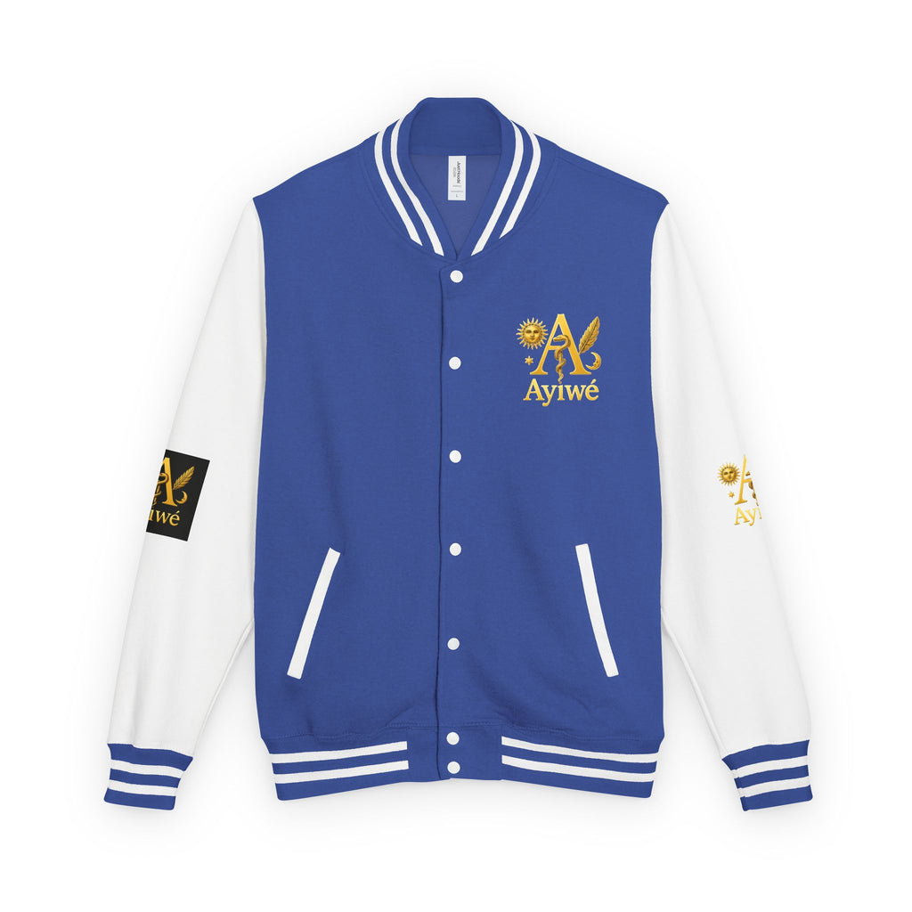 1-A High DegreAyiWé Unisex Heavyweight Letterman Jacket