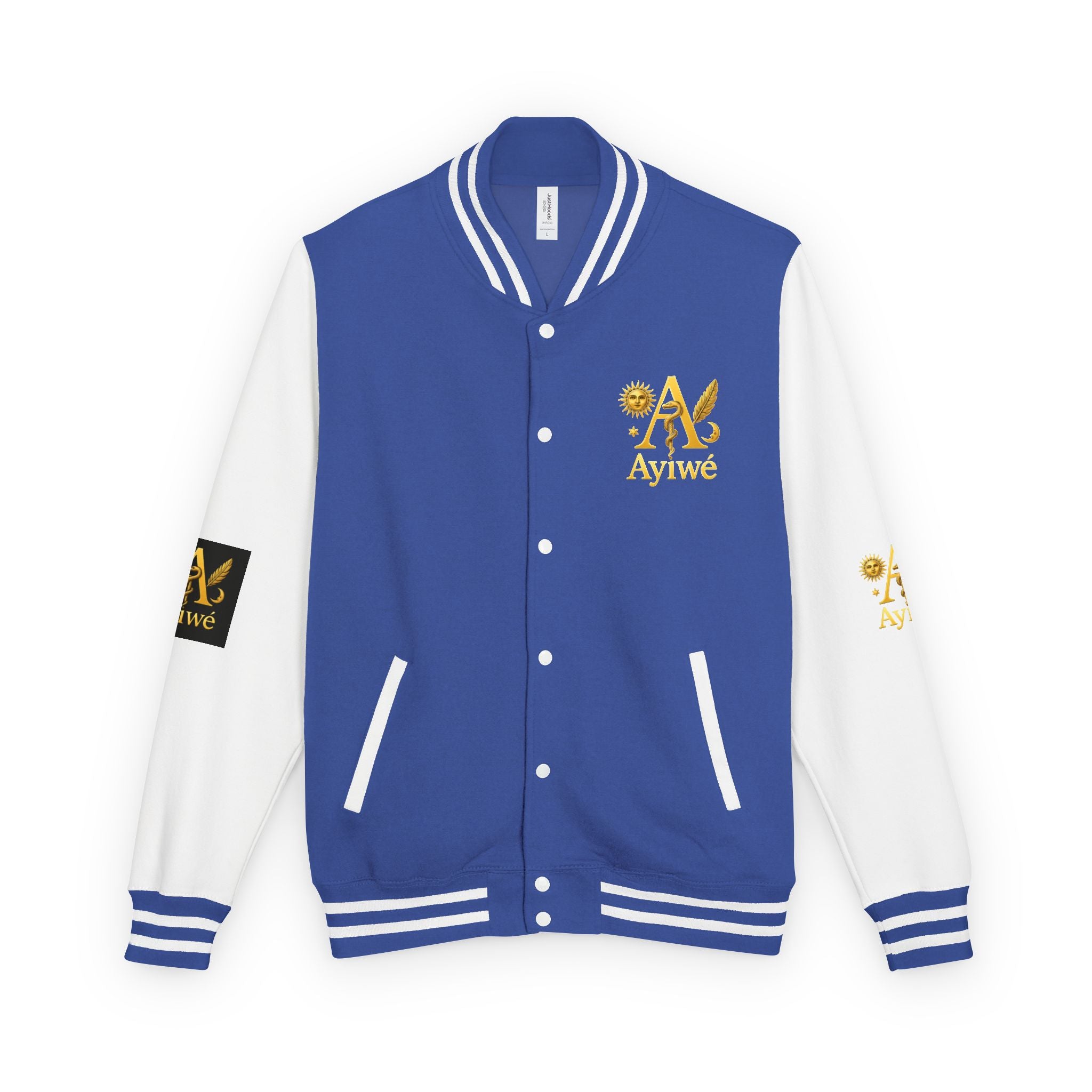 1-A High DegreAyiWé Unisex Heavyweight Letterman Jacket