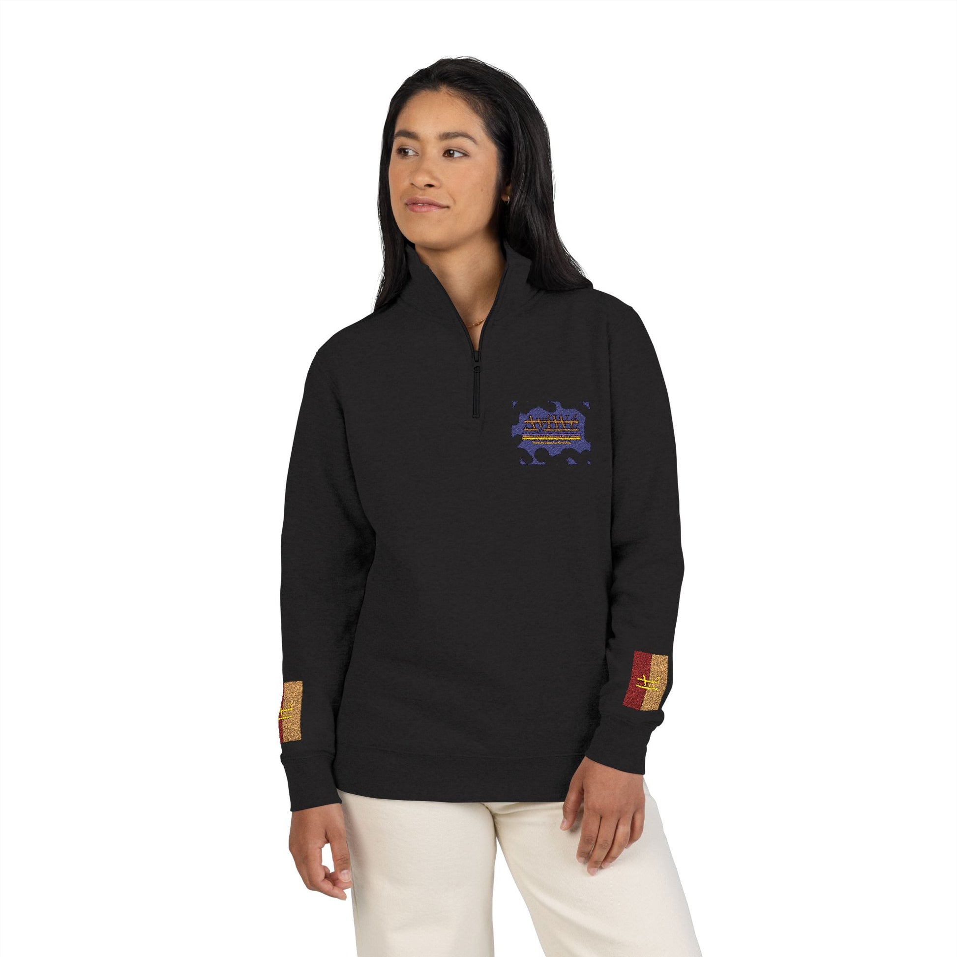 Unisex Fleece Pullover (Embroidery) - AyiWé Fashion & Style