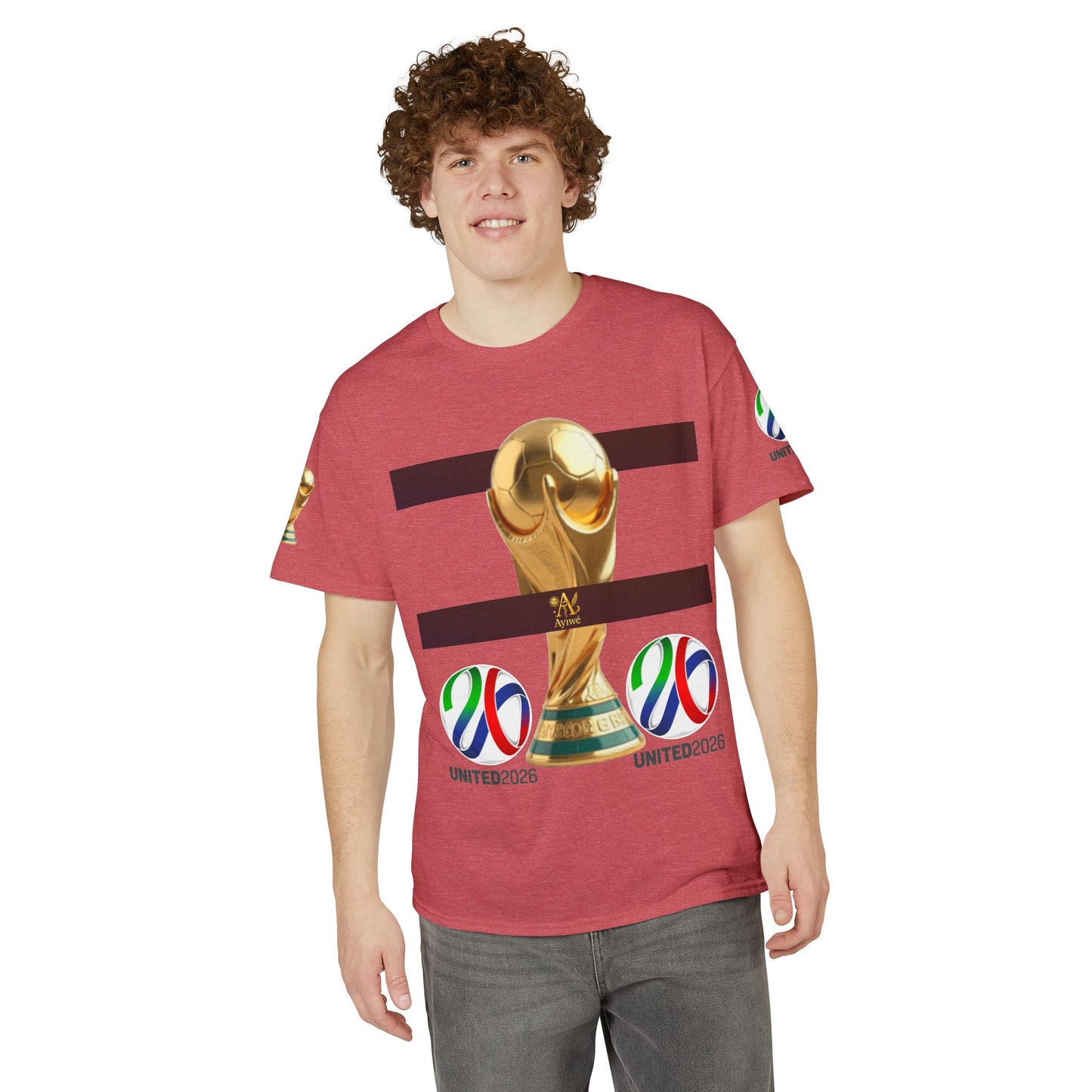 Unity03-Ayi Unisex DryBlend® T-Shirt. Powered by AyiWe F&S