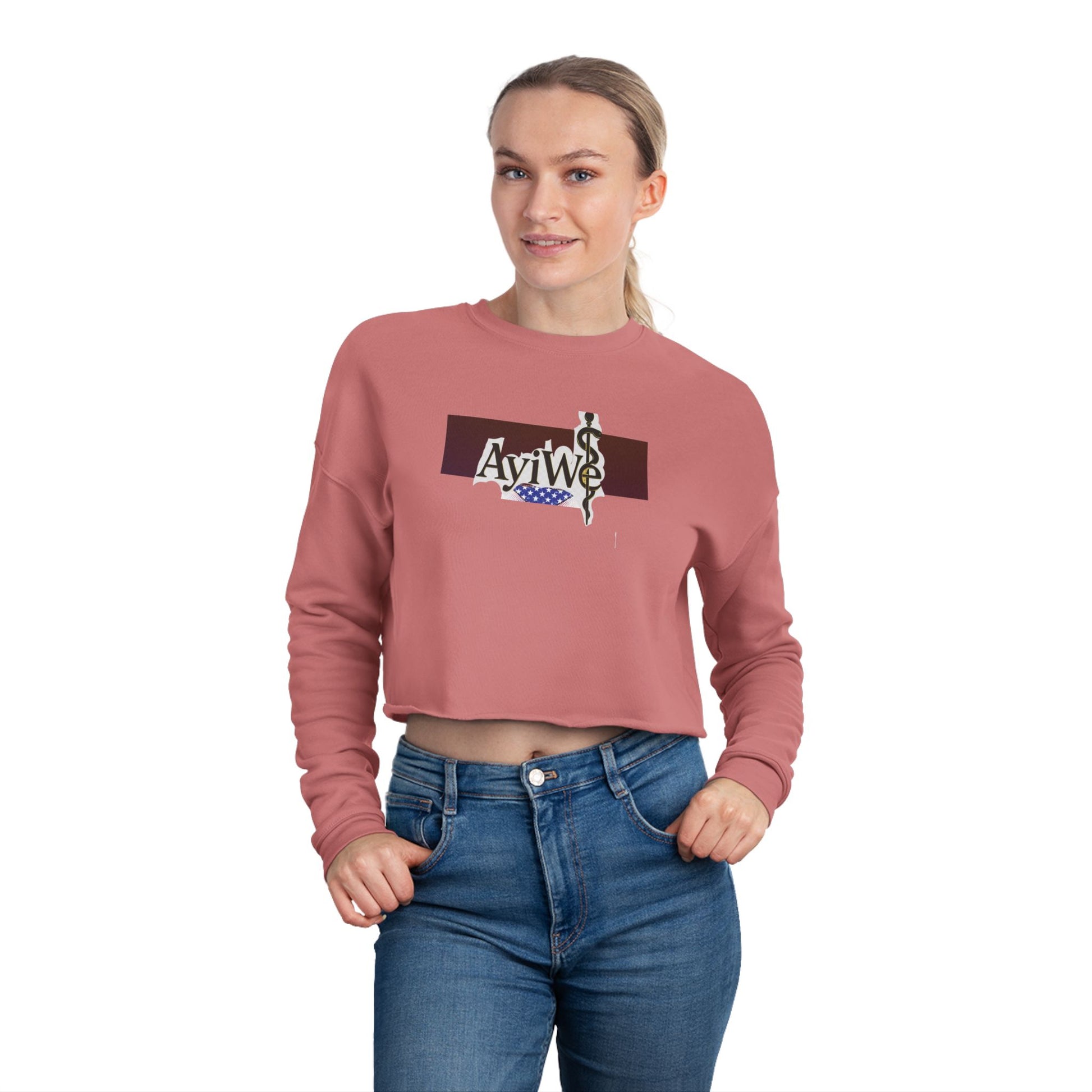 Ayi - Wé Star Women's Cropped Sweatshirt - AyiWé Fashion & Style
