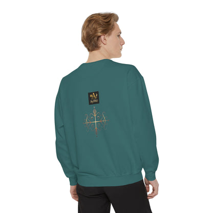 4K-Ayi Unisex Garment-Dyed Sweatshirt. Powered by AyiWe FS