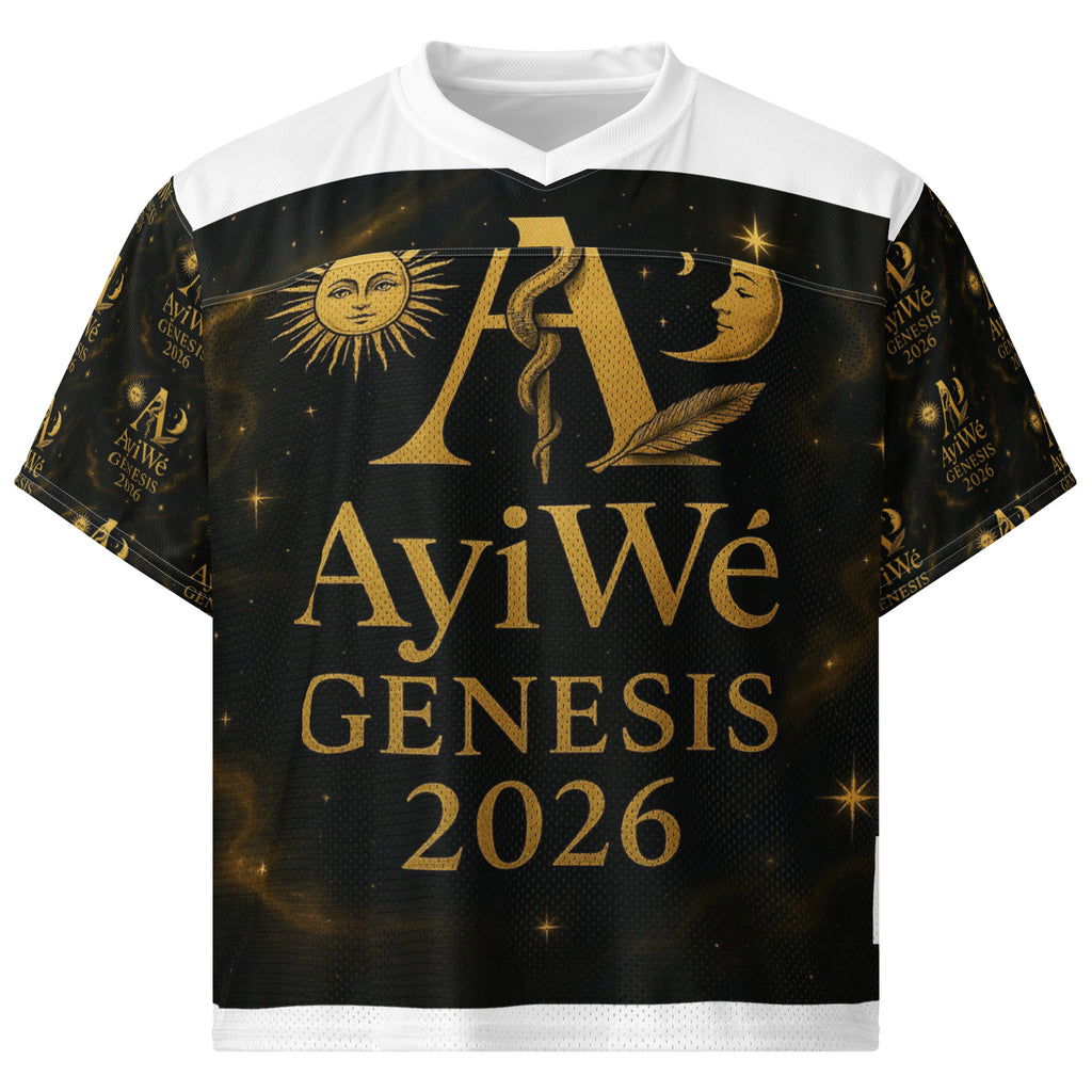 02 - Hyper G. Boxy football jersey. Powered by AyiWé F&S - AyiWé Fashion & Style