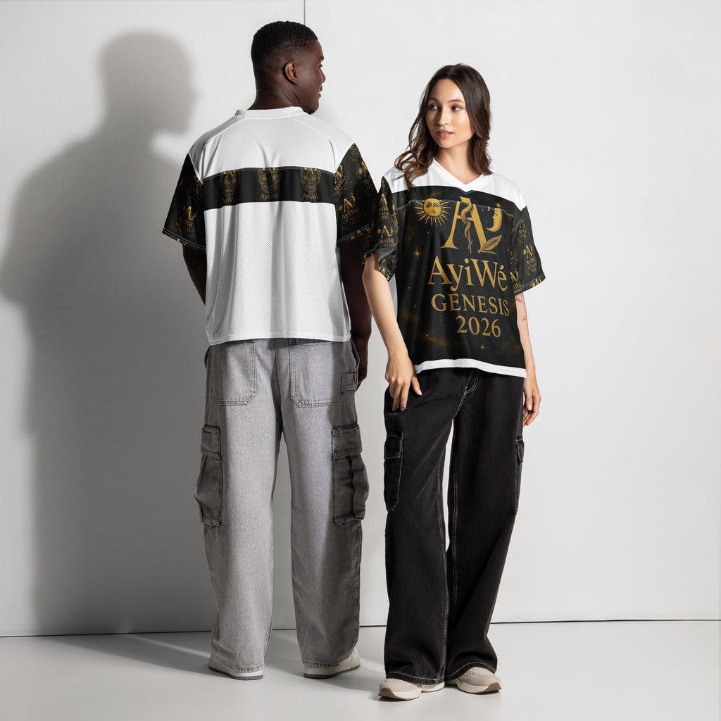 02 - Hyper G. Boxy football jersey. Powered by AyiWé F&S - AyiWé Fashion & Style