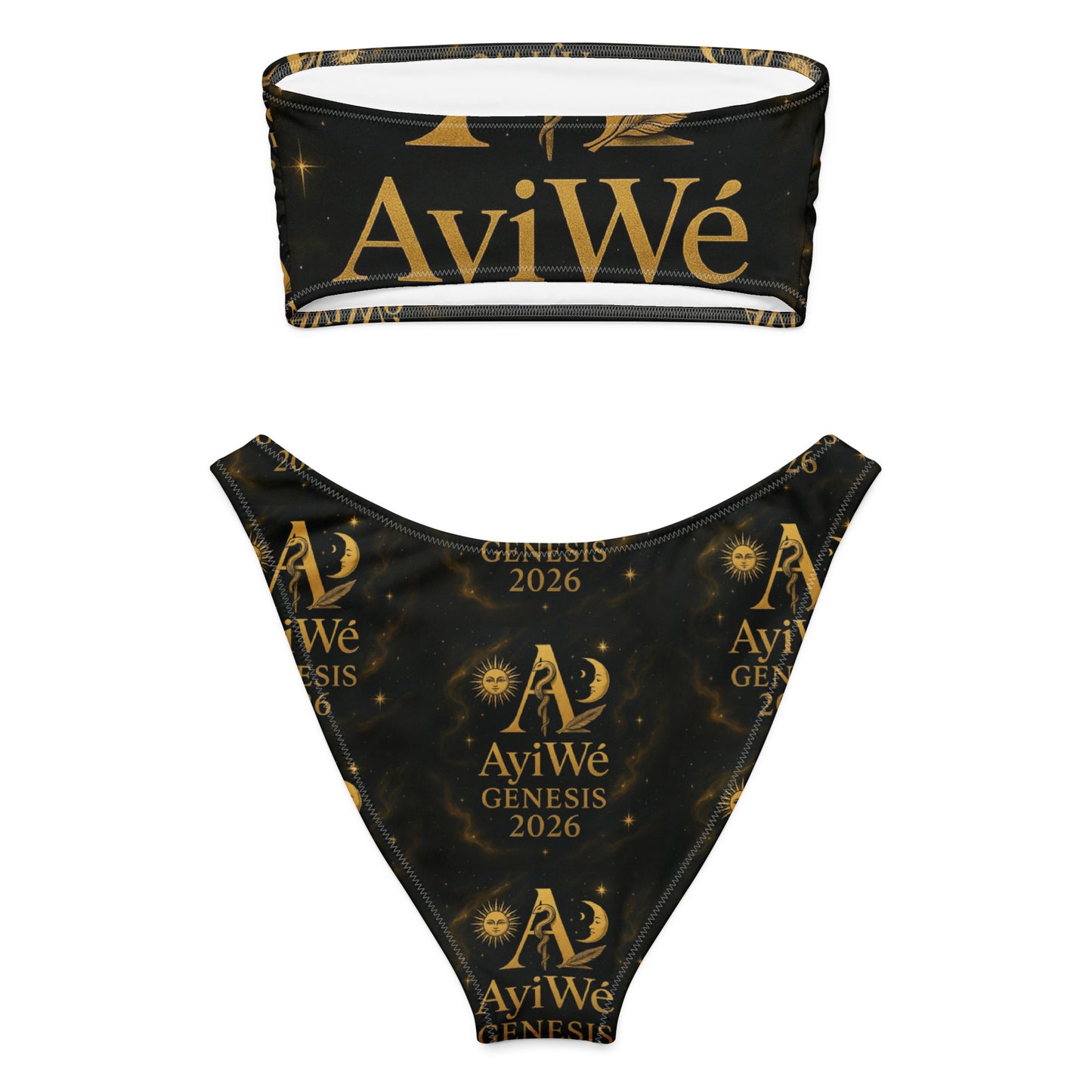 2026 - Sweetpool Recycled bandeau bikini. Powered by AyiWé F&S - AyiWé Fashion & Style