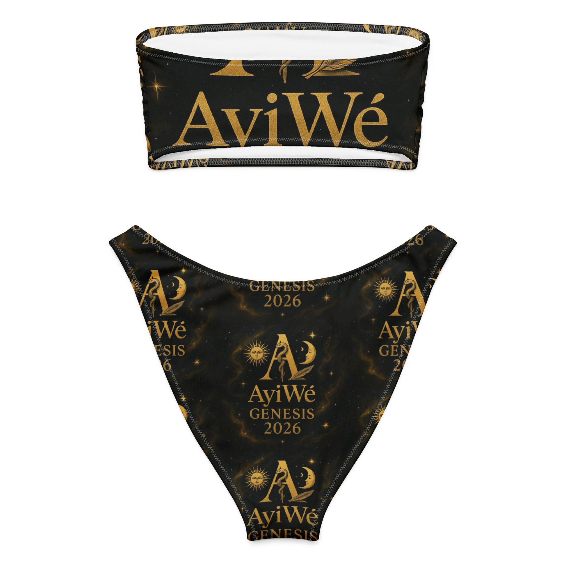 2026 - Sweetpool Recycled bandeau bikini. Powered by AyiWé F&S - AyiWé Fashion & Style