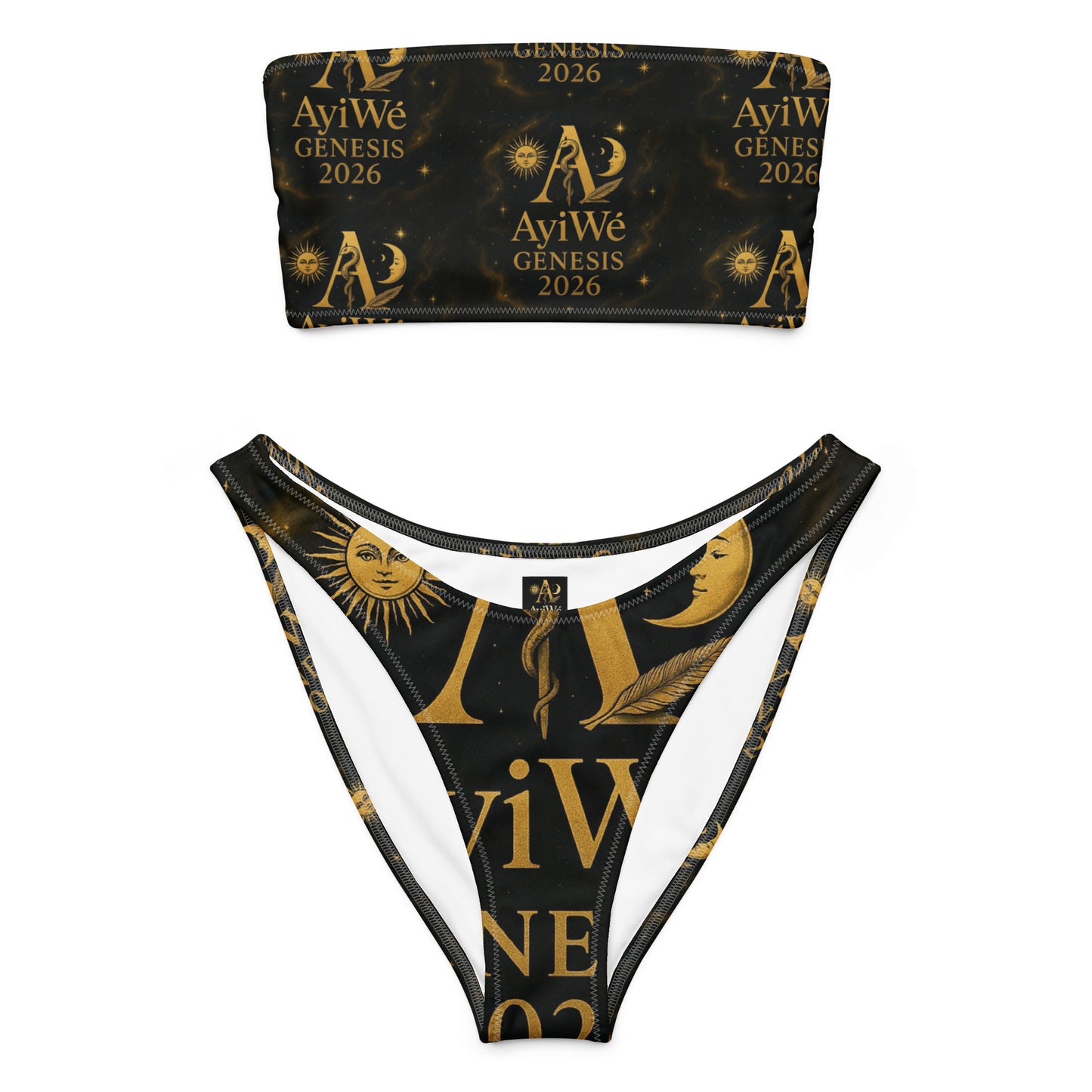 2026 - Sweetpool Recycled bandeau bikini. Powered by AyiWé F&S - AyiWé Fashion & Style
