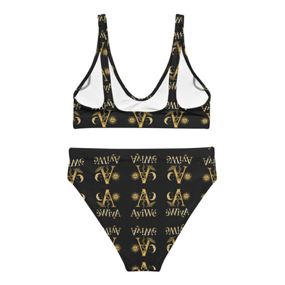 12 - A - Honey1 Recycled high - waisted bikini AyiWé FS - AyiWé Fashion & Style