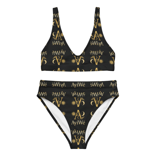 12 - A - Honey1 Recycled high - waisted bikini AyiWé FS - AyiWé Fashion & Style