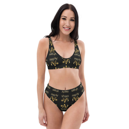 12 - A - Honey1 Recycled high - waisted bikini AyiWé FS - AyiWé Fashion & Style
