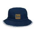 Modulating 1 AyiWé Distressed denim bucket hat - AyiWé Fashion & Style