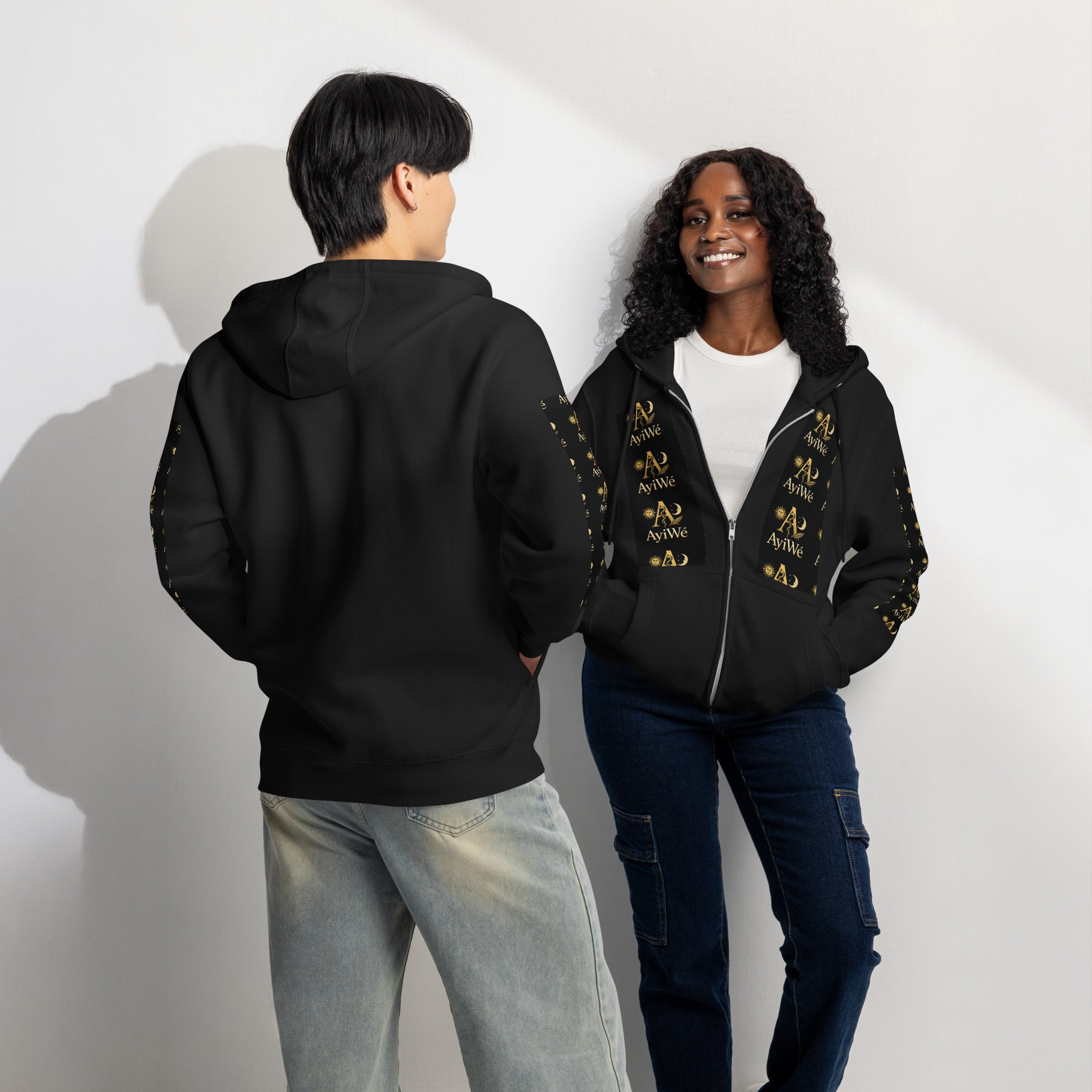 Friendly’s - 21 AyiWé FS Premium full zip hoodie - AyiWé Fashion & Style