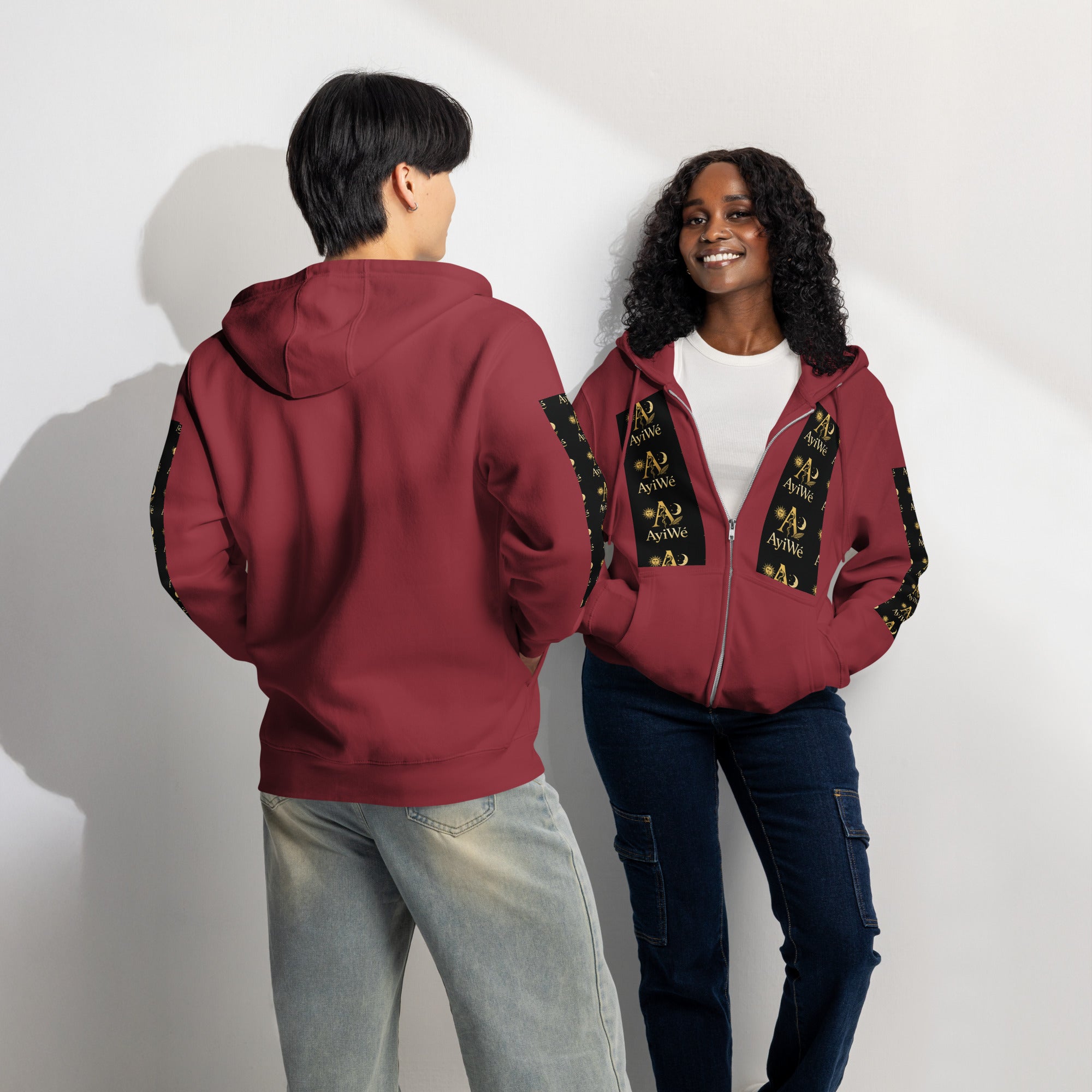 Friendly’s - 21 AyiWé FS Premium full zip hoodie - AyiWé Fashion & Style