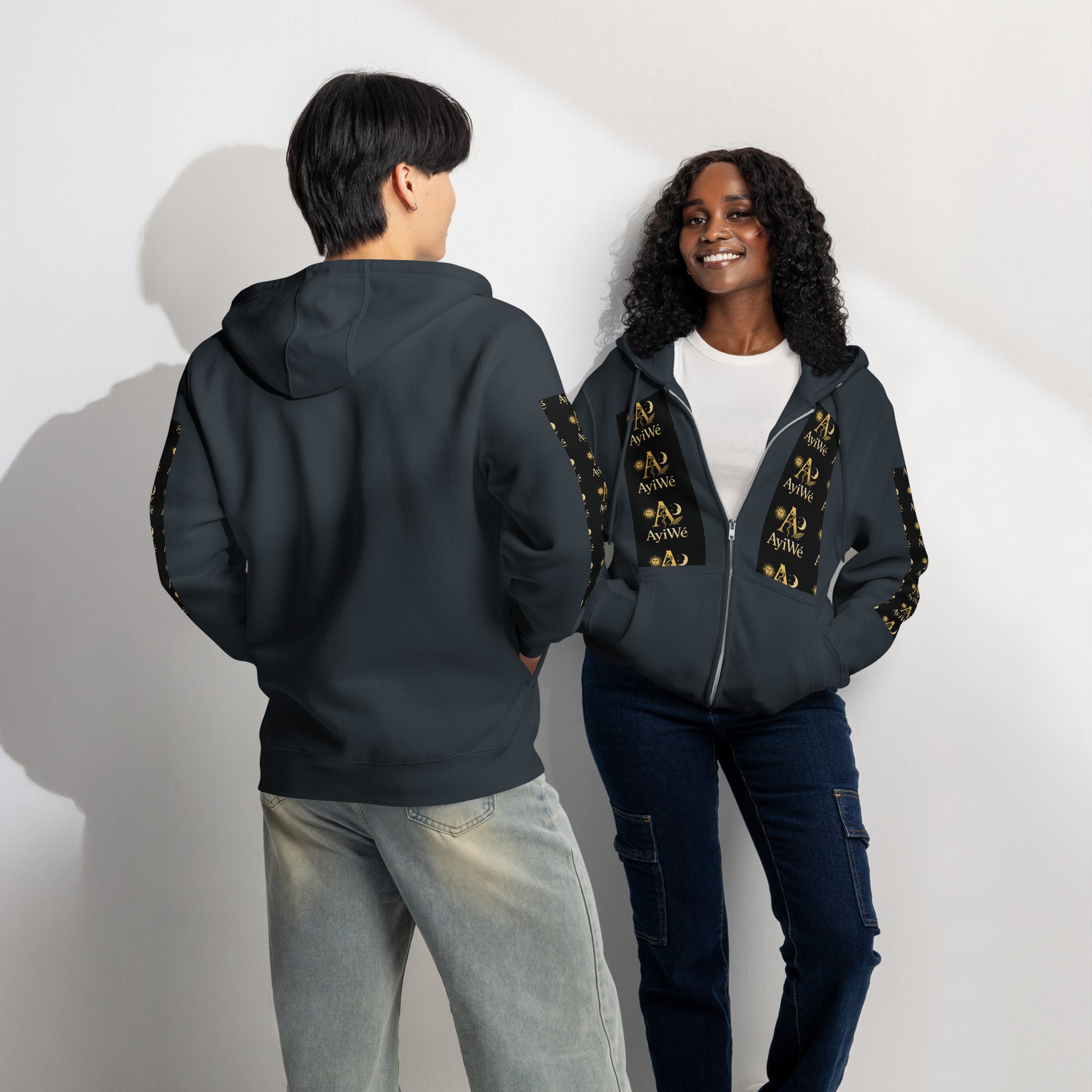 Friendly’s - 21 AyiWé FS Premium full zip hoodie - AyiWé Fashion & Style