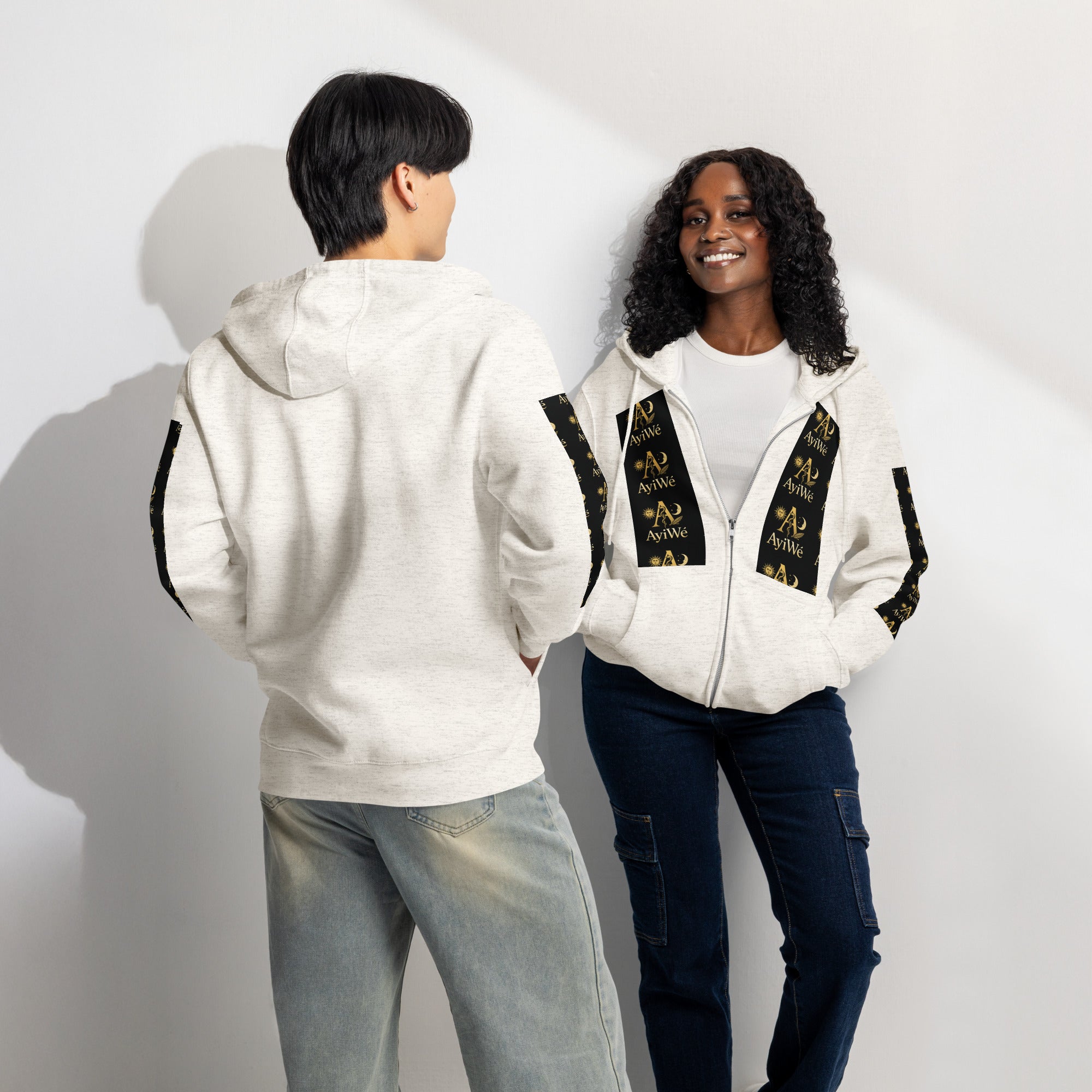 Friendly’s - 21 AyiWé FS Premium full zip hoodie - AyiWé Fashion & Style