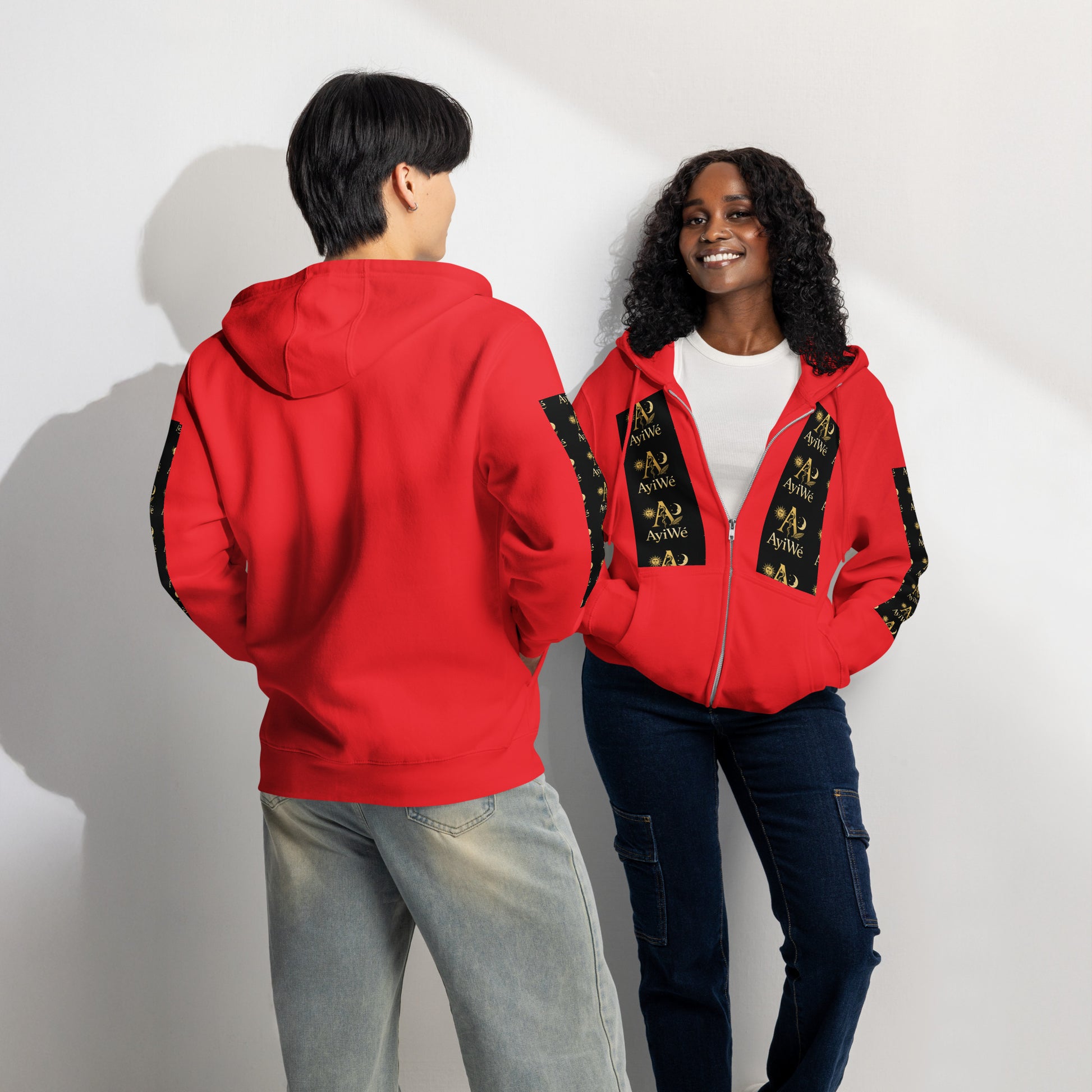 Friendly’s - 21 AyiWé FS Premium full zip hoodie - AyiWé Fashion & Style